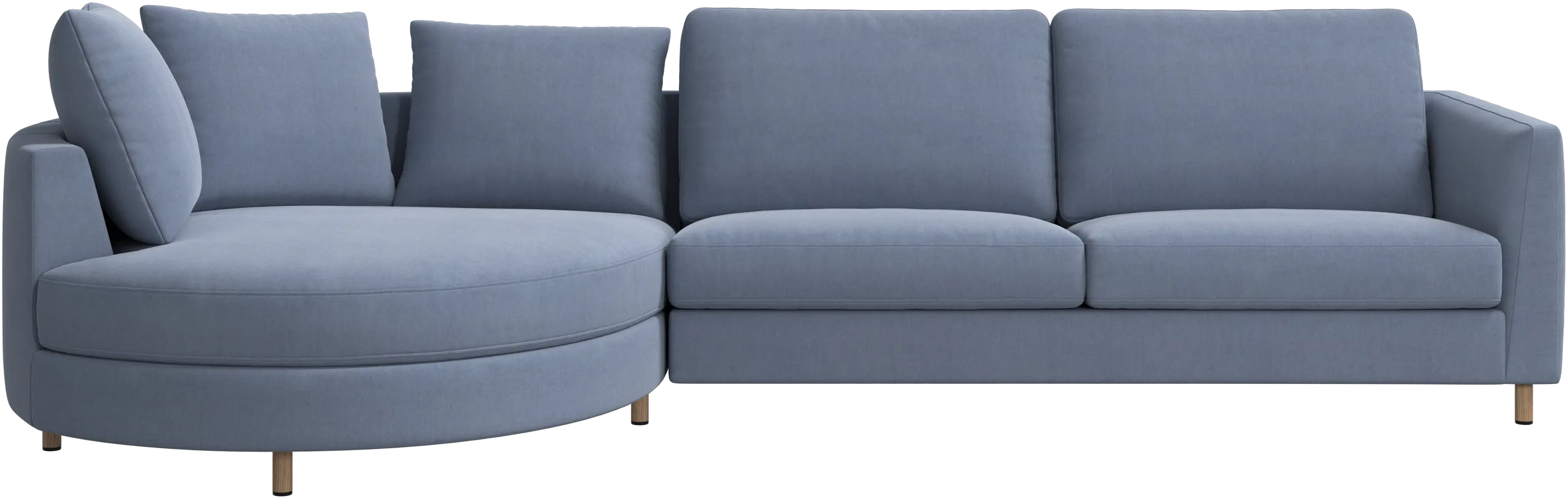 Indivi sofa with chaise longue left