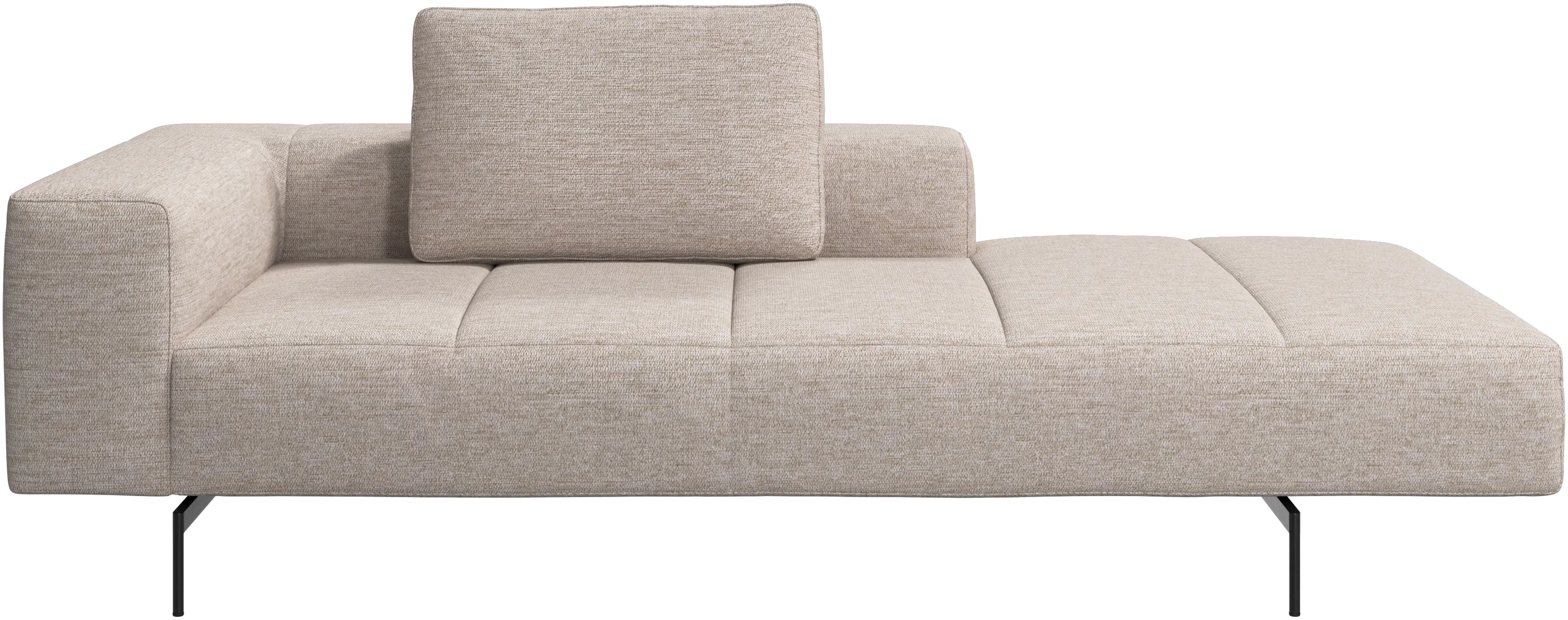 Amsterdam Iounging module for sofa, armrest left, open end right