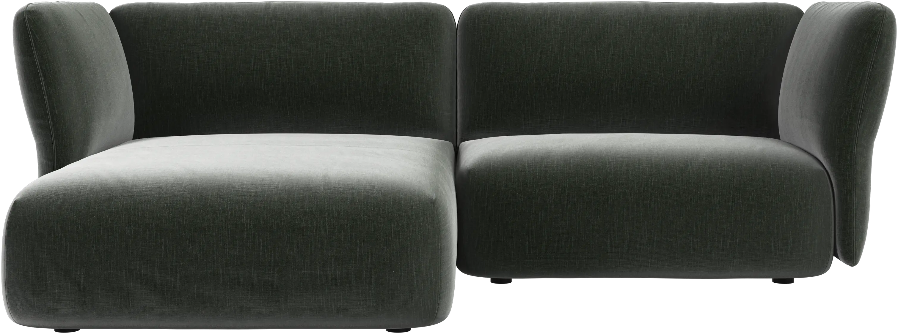 Paraggi 1.5-seater with chaise longue left