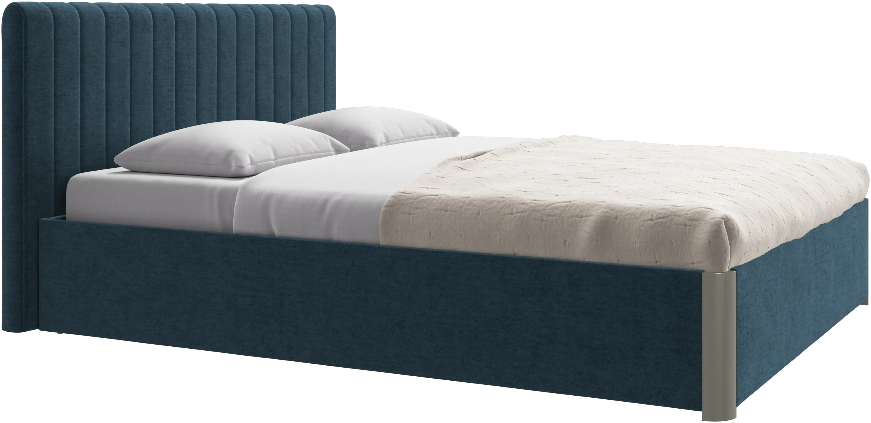 Element bed, bed-mounted headboard, with slats, excl. mattress