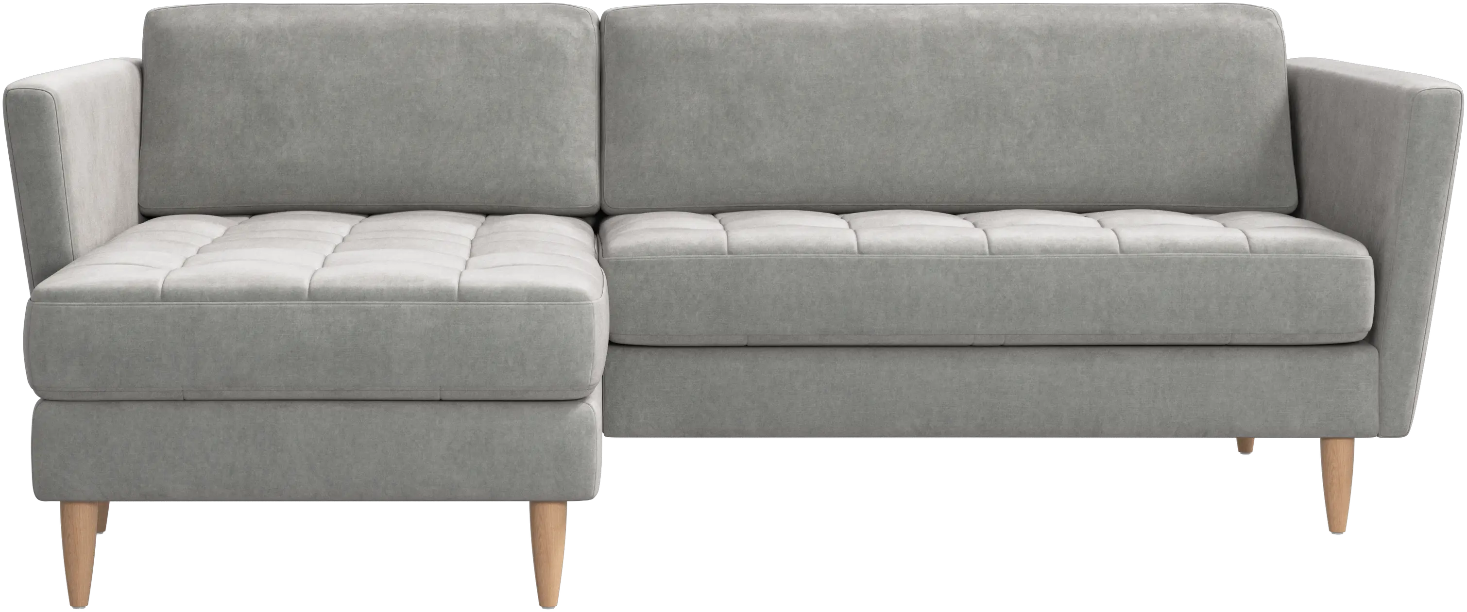 Osaka sofa with resting unit, tufted seat
