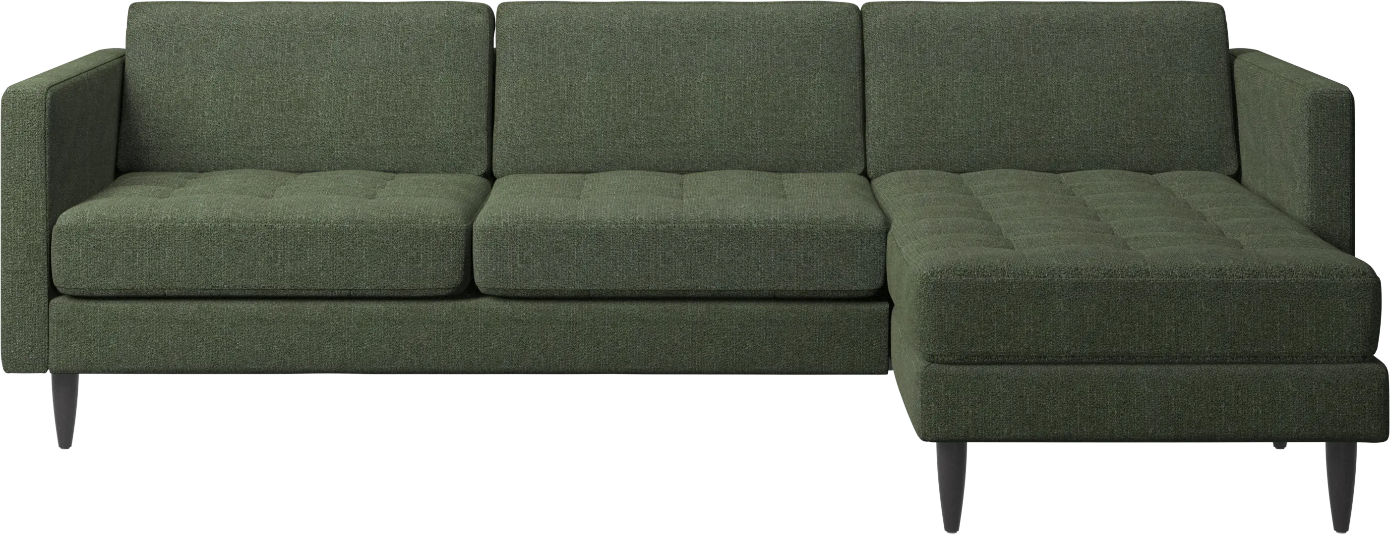 Osaka sofa with resting unit, tufted seat