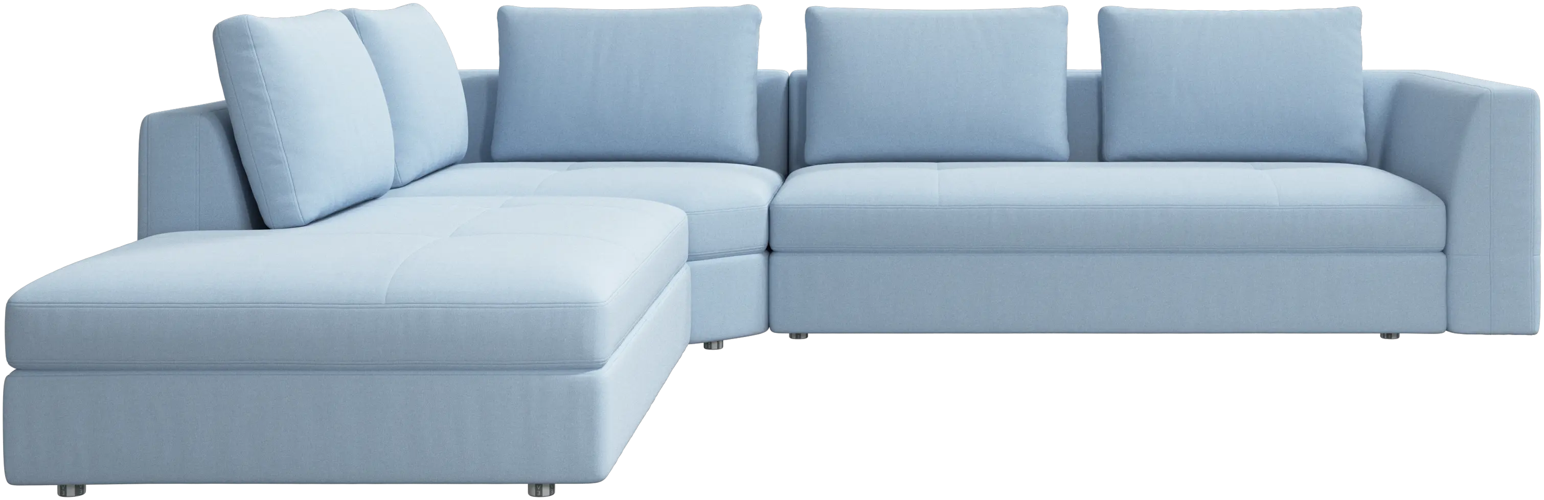 Bergamo corner sofa with lounging unit