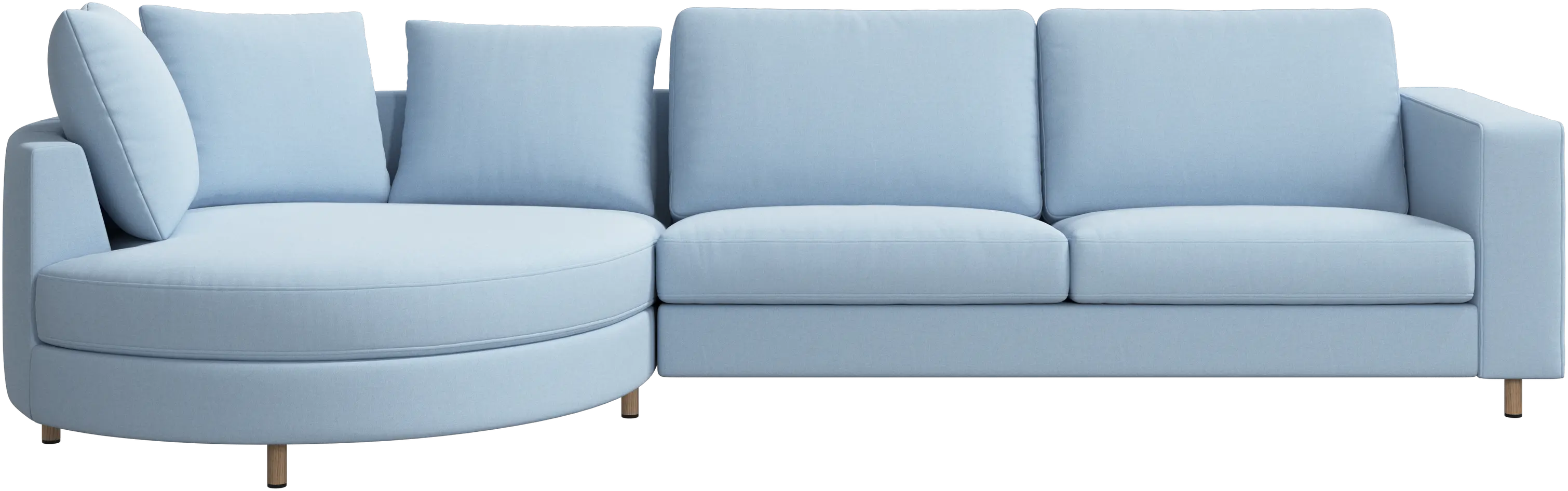 Sofá Indivi con módulo chaise-longue a la izquierda