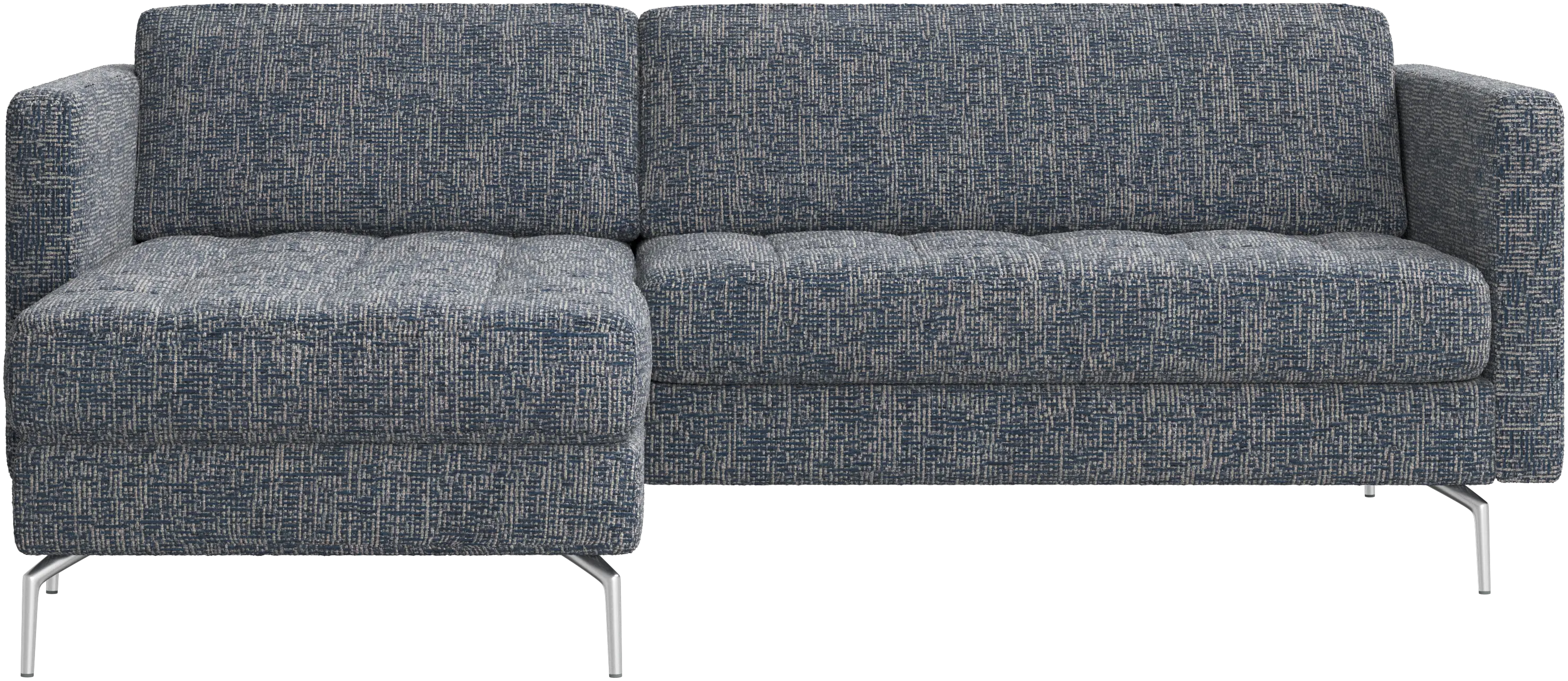 Osaka sofa with resting unit, tufted seat