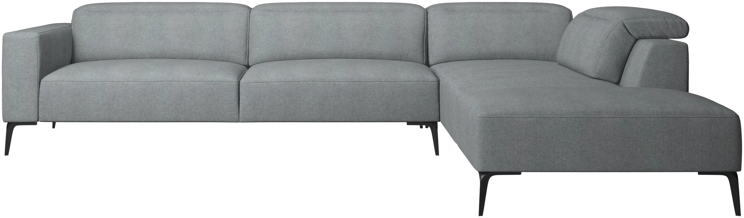 Zürich corner sofa with lounging unit