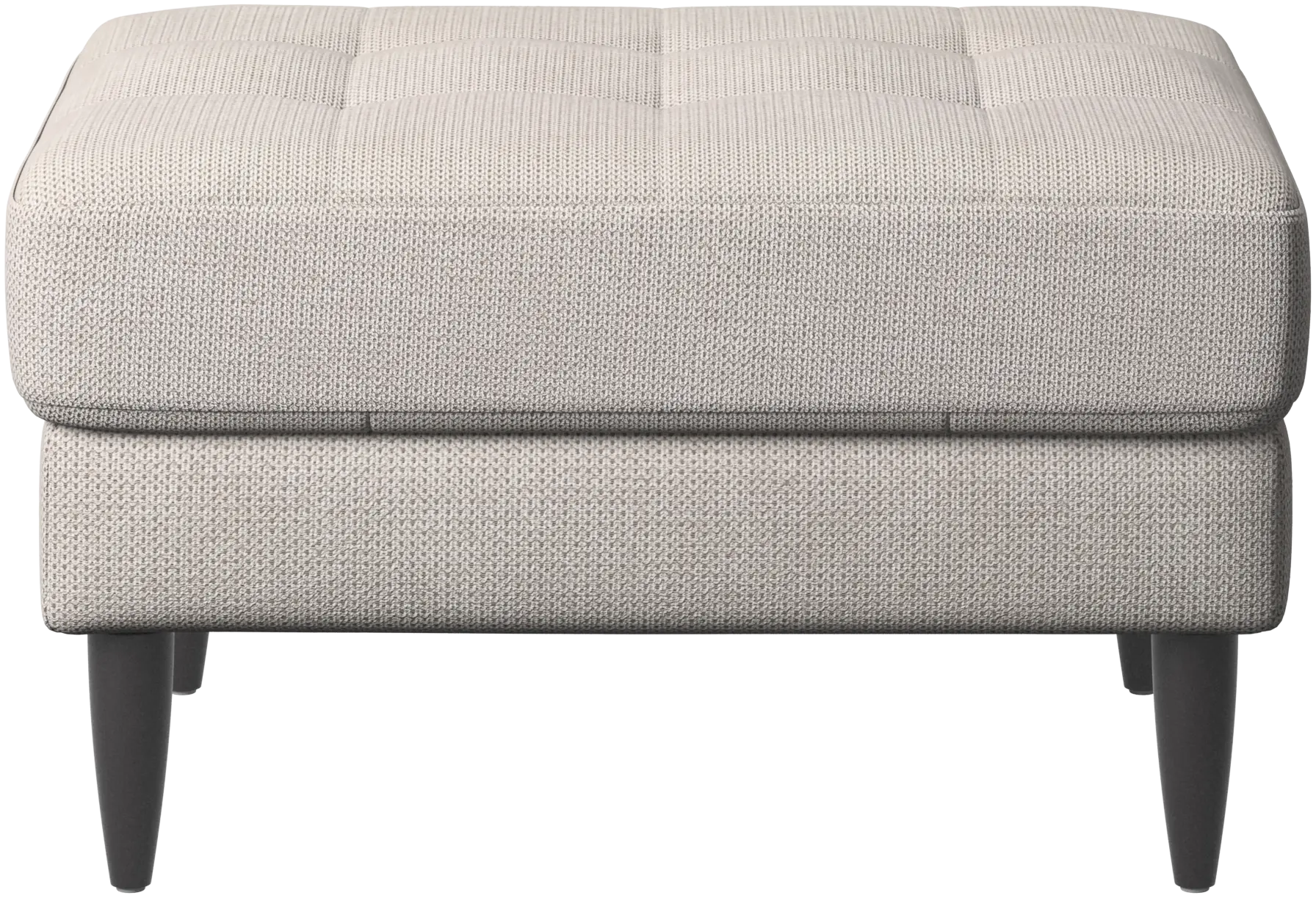 Osaka footstool, tufted seat