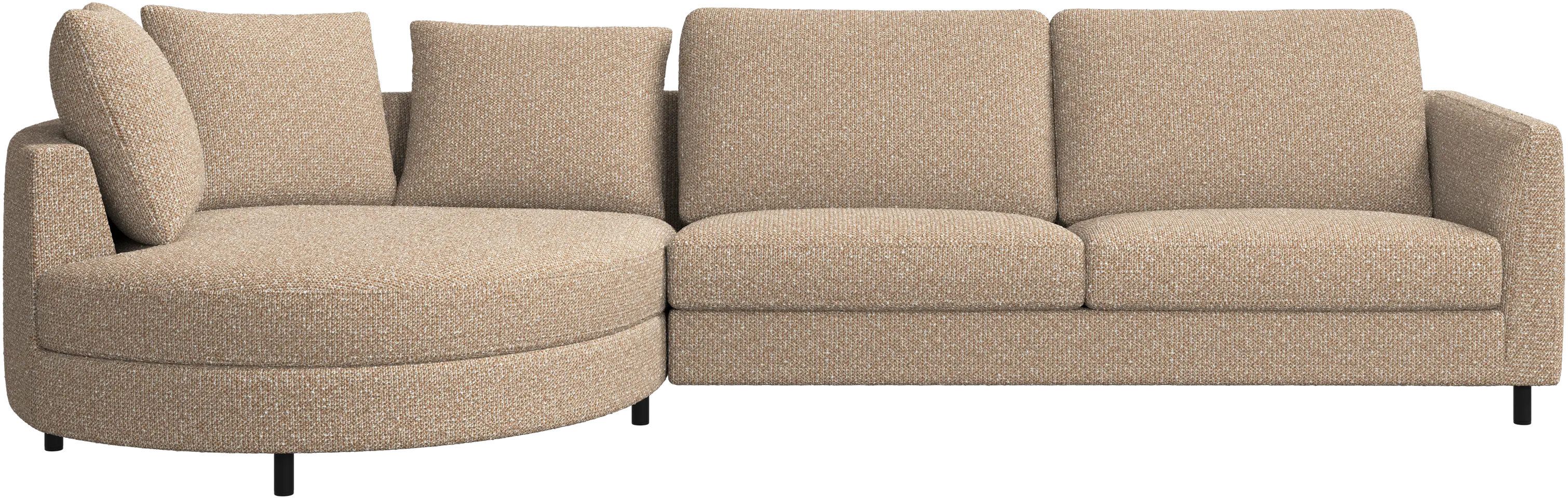 Indivi sofa with chaise longue left