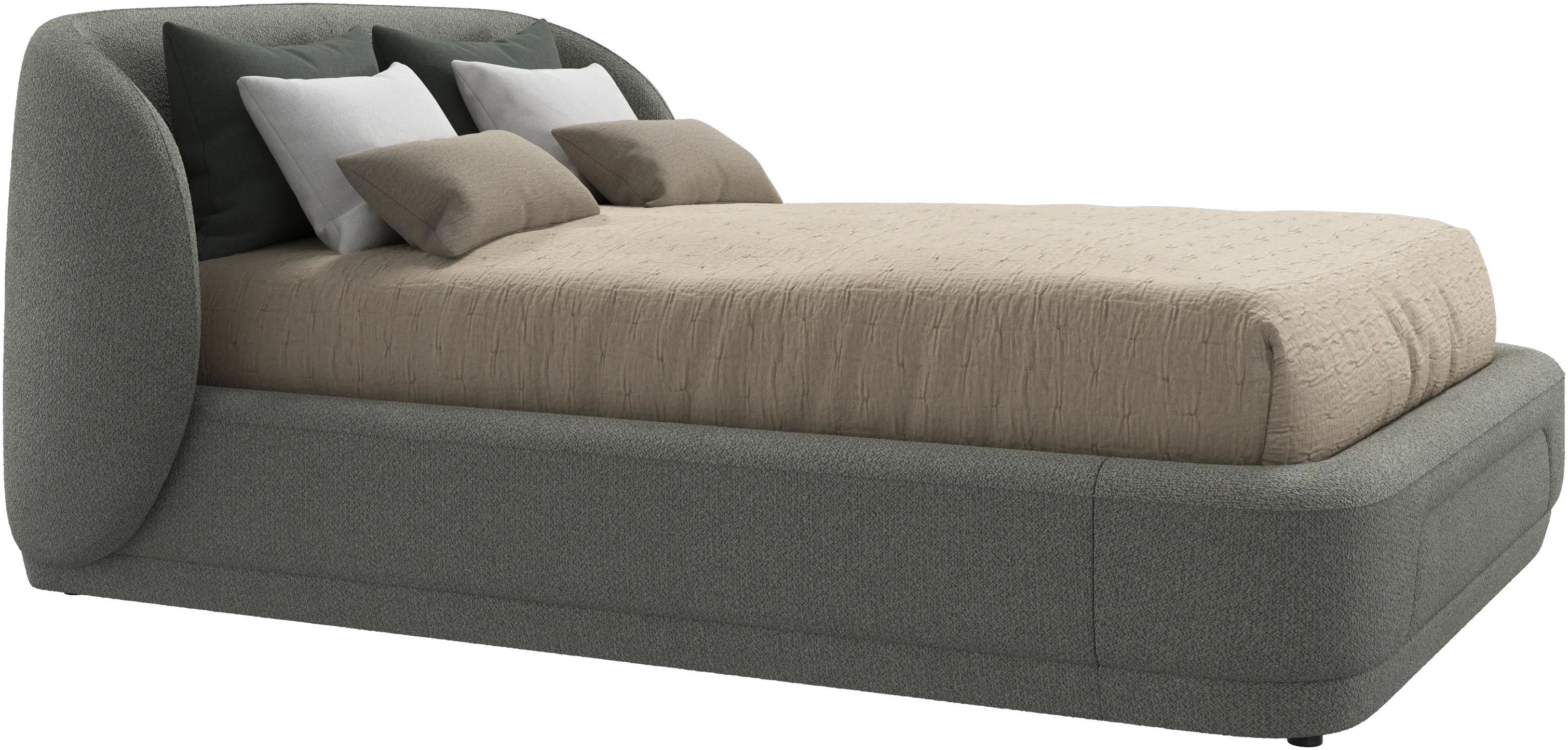 Bolzano bed with slats - W140xL200cm