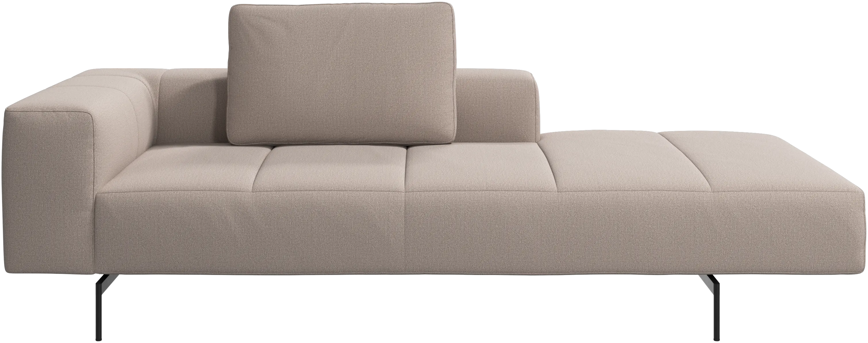 Amsterdam ソファ用ラウンジモジュール （左アームレスト、右オープンエンド）