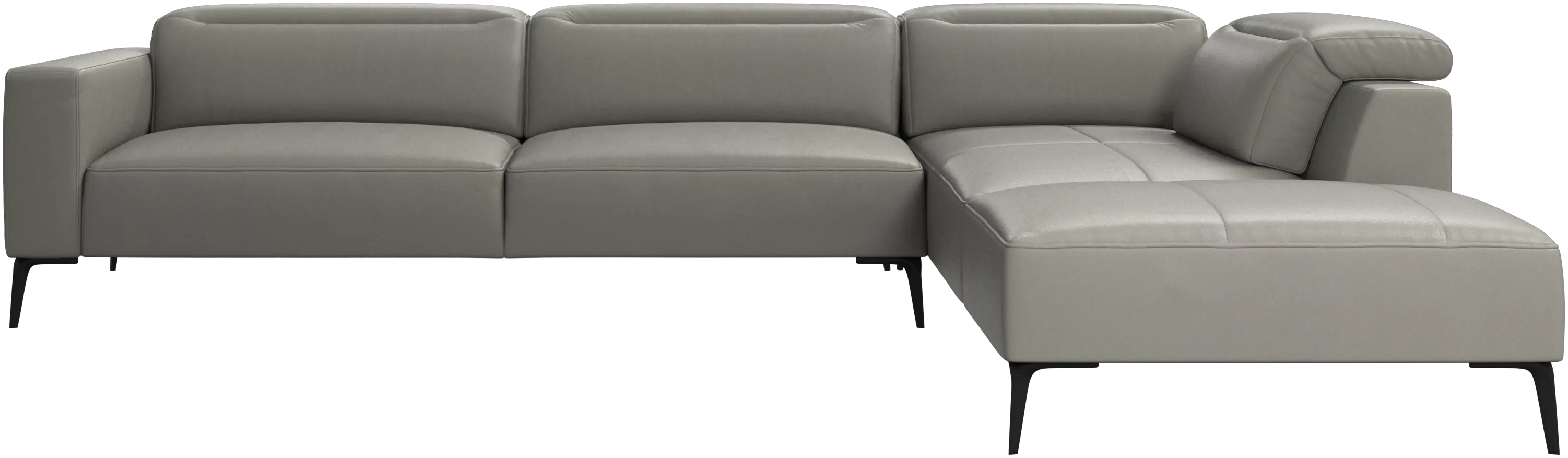 Zürich corner sofa with lounging unit