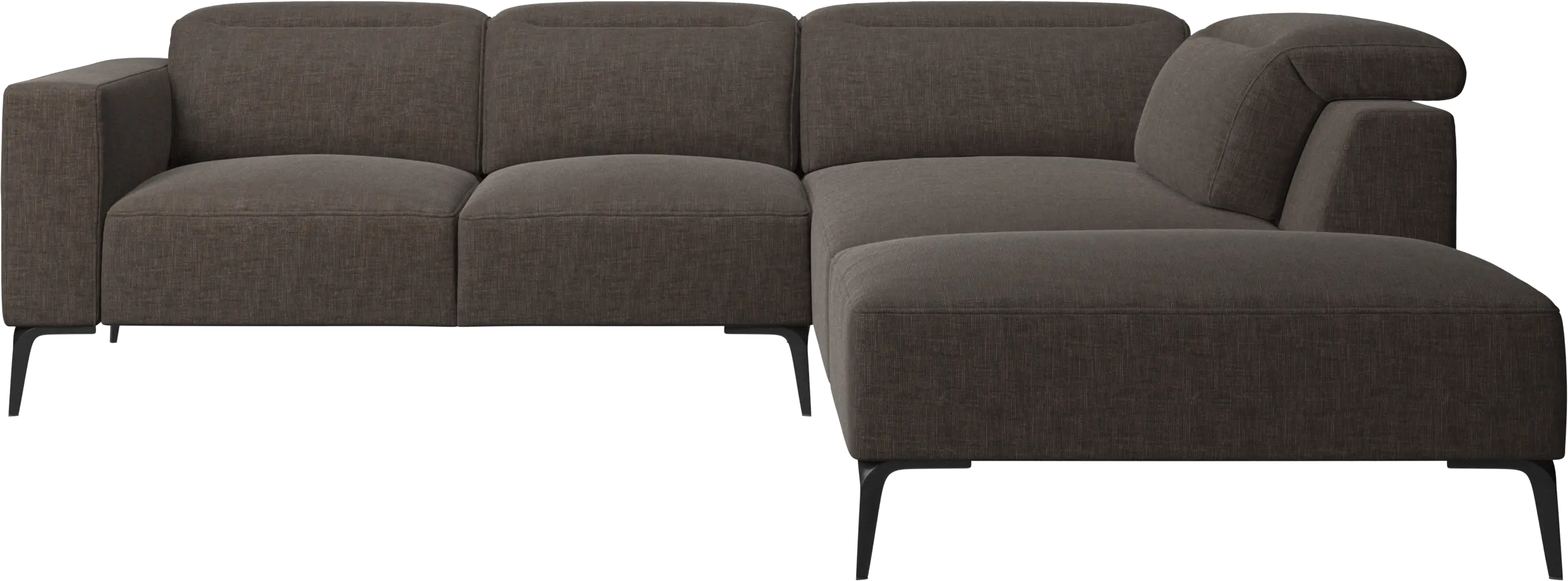 Zürich corner sofa with lounging unit