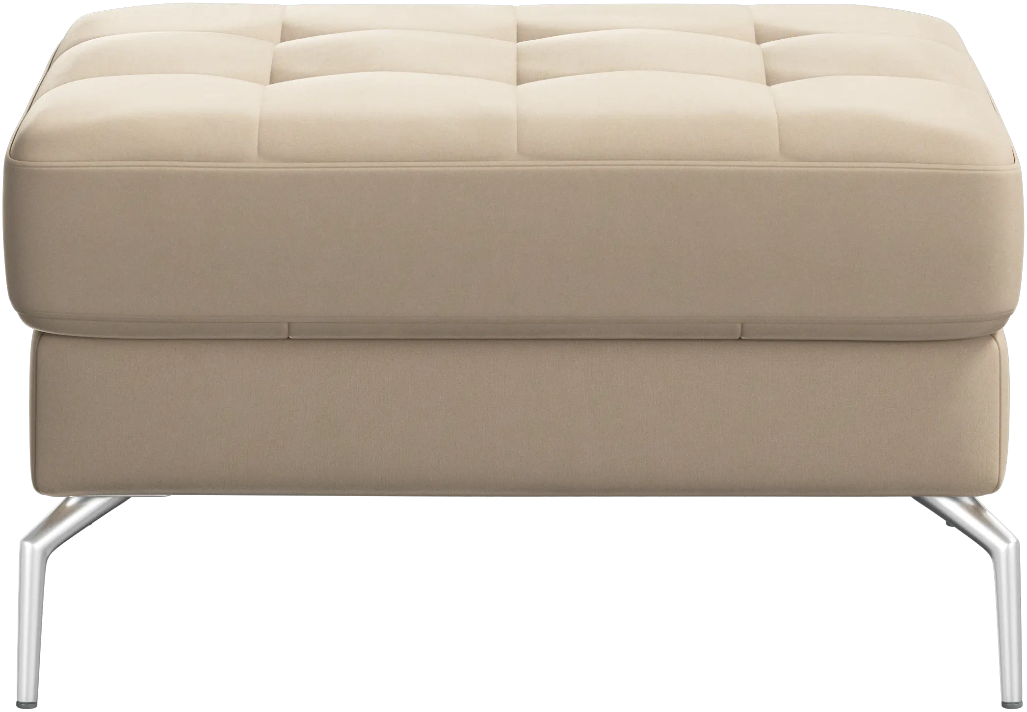Osaka footstool, tufted seat
