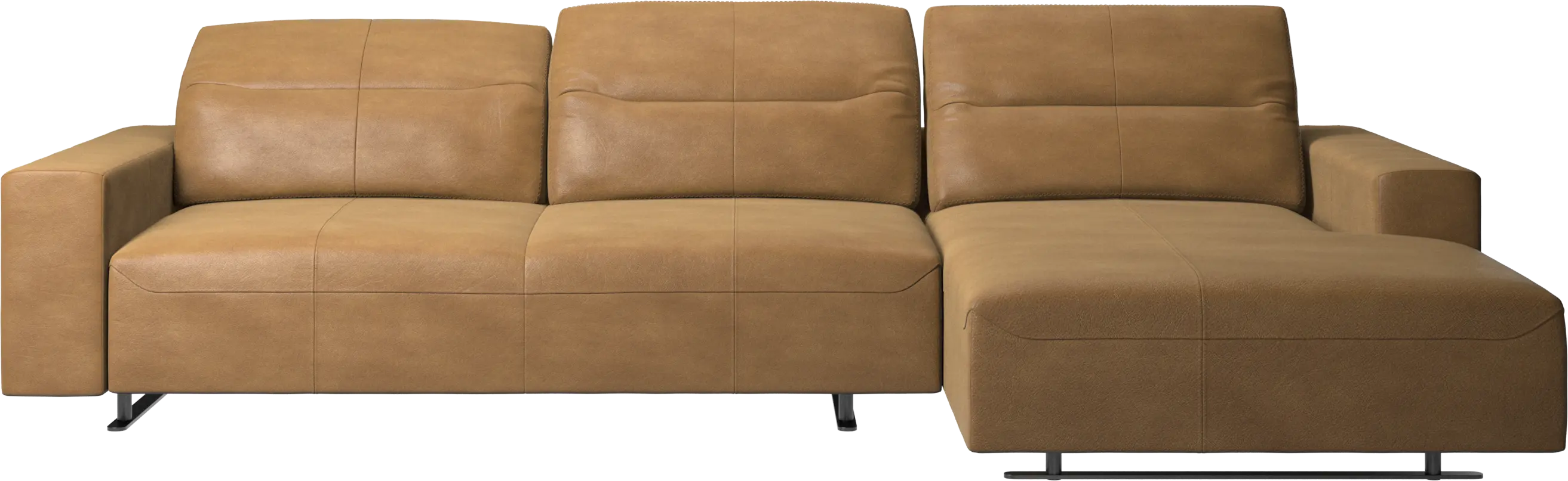 Hampton sofa with adjustable back and resting unit left side