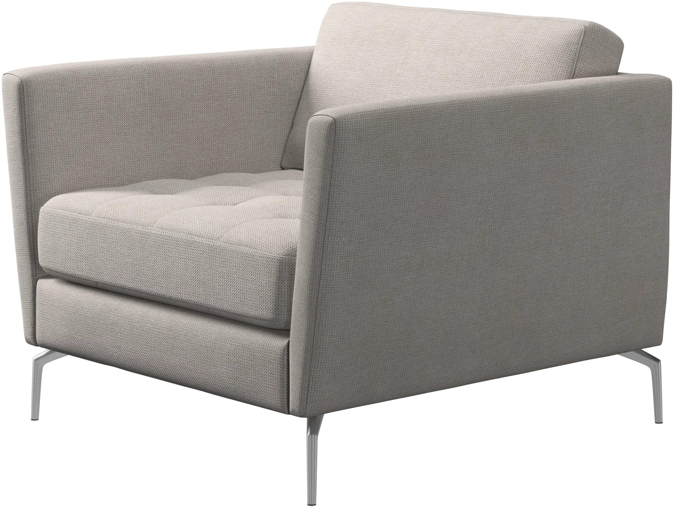Osaka chair, tufted seat