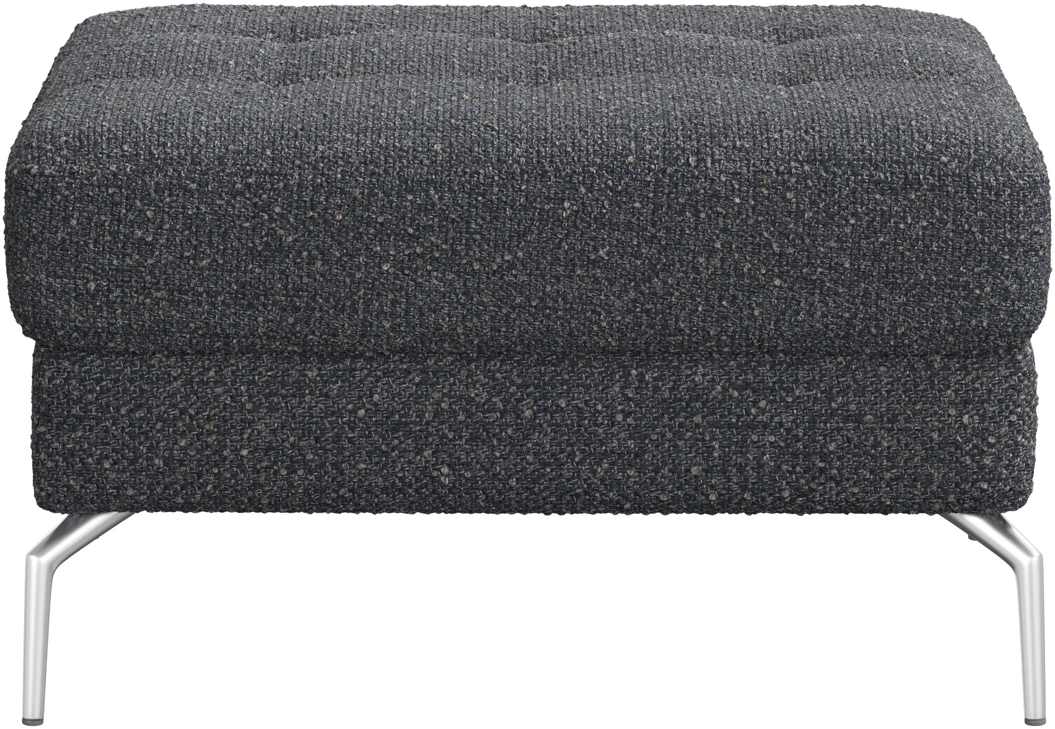 Osaka footstool, tufted seat