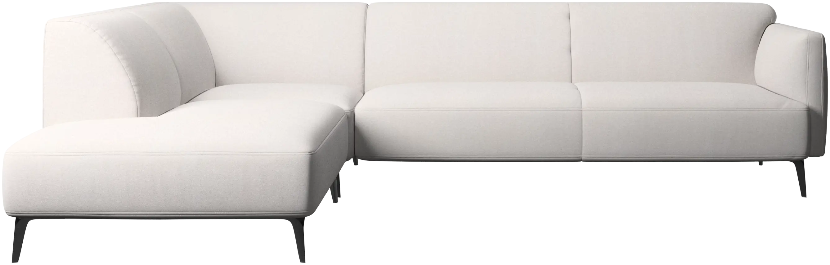 Modena corner sofa with lounging unit
