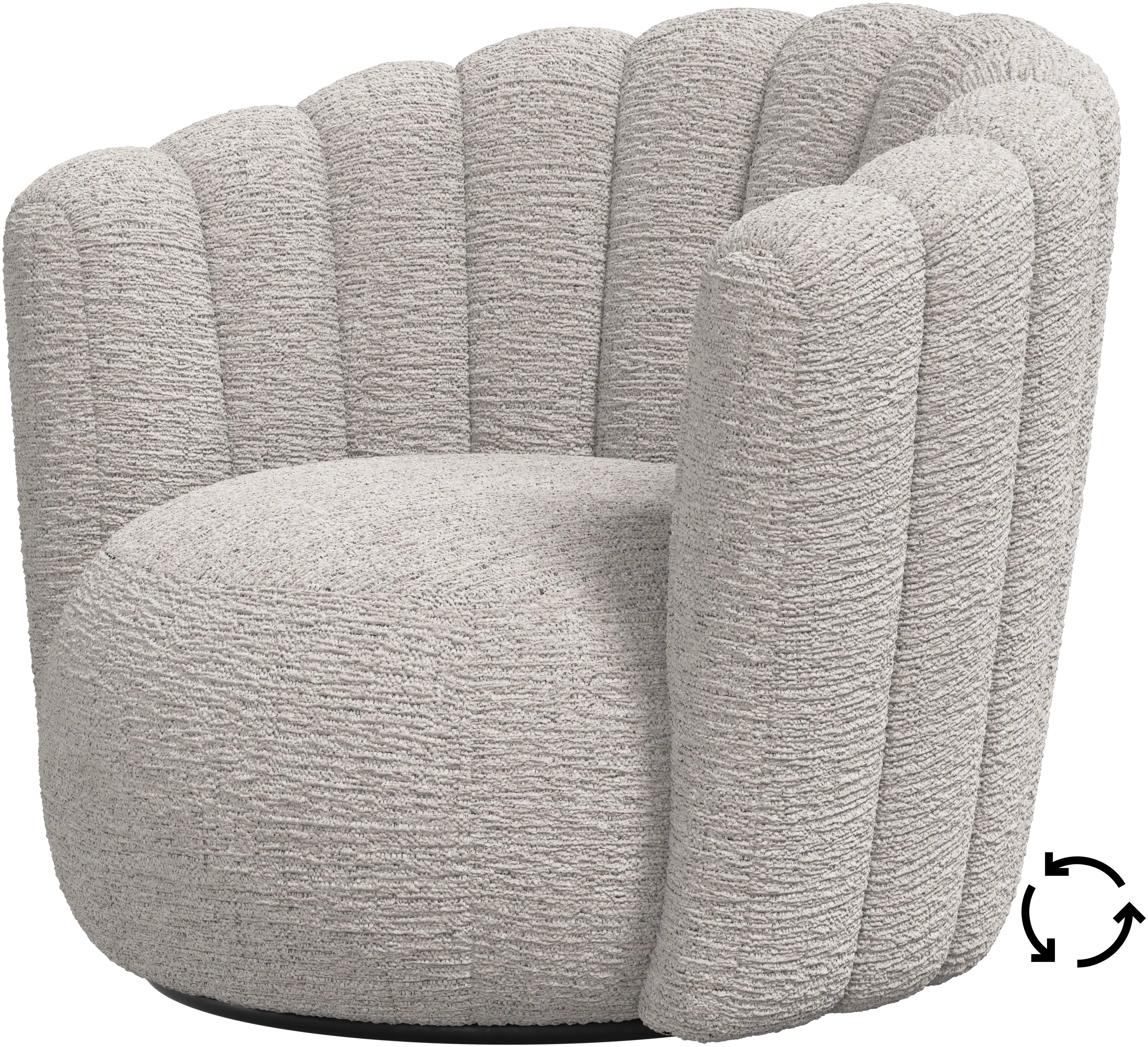 Sweet Art armchair with swivel function