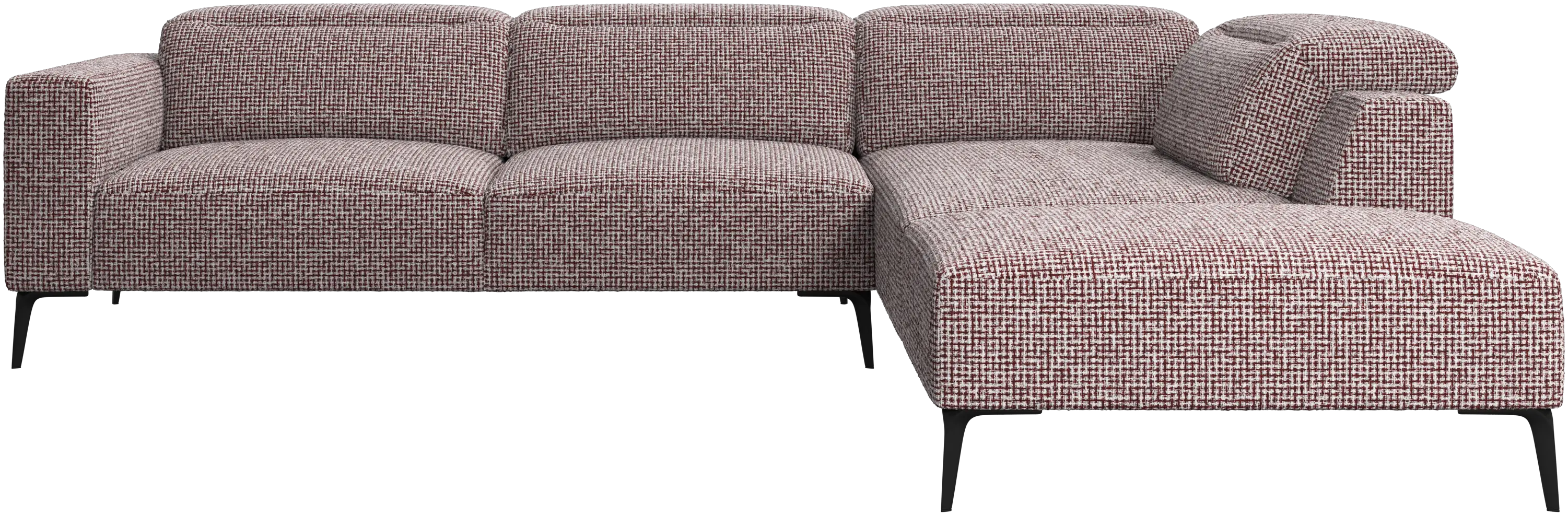 Zürich corner sofa with lounging unit