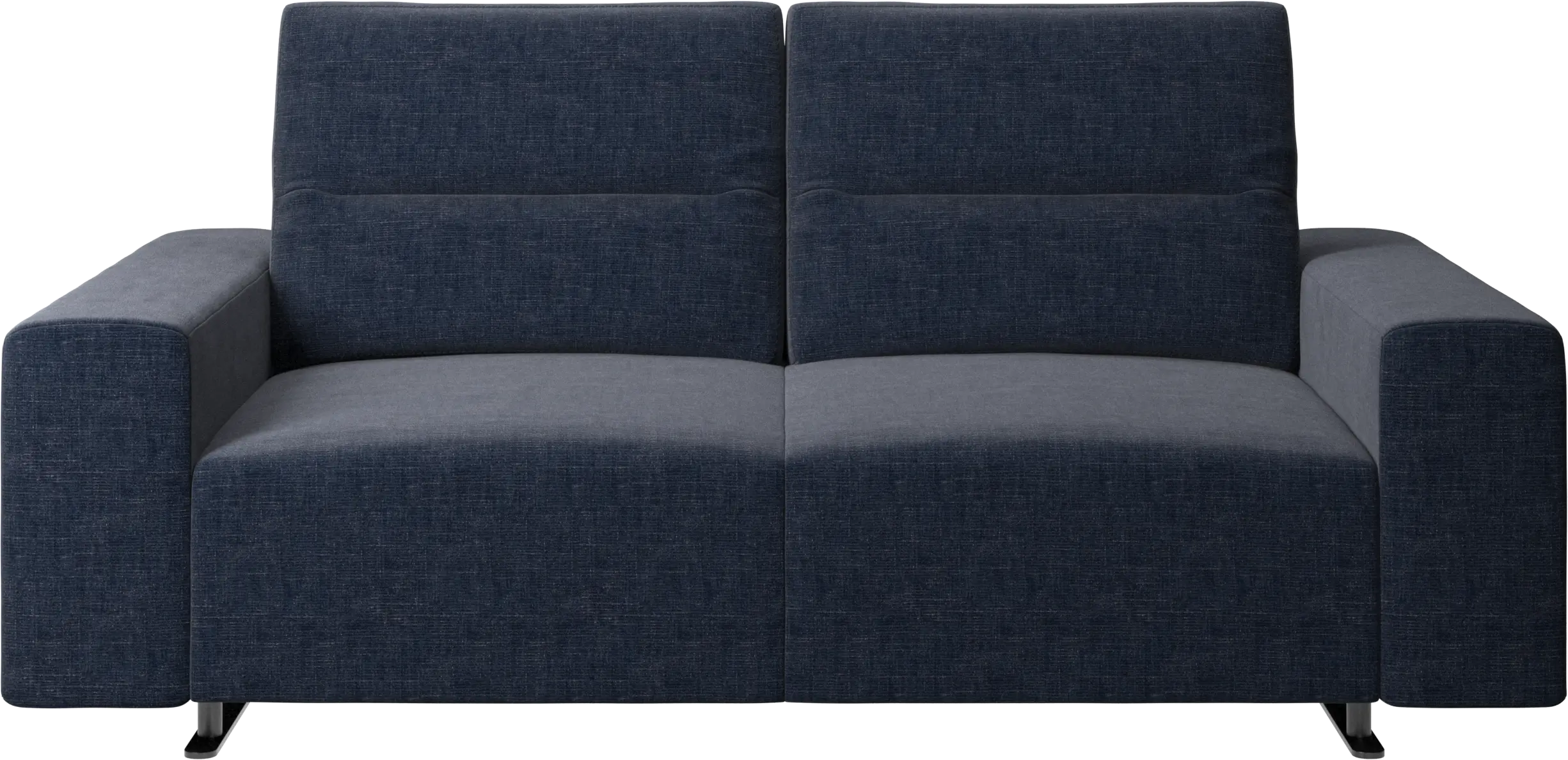 Hampton sofa with adjustable back and storage on the left side