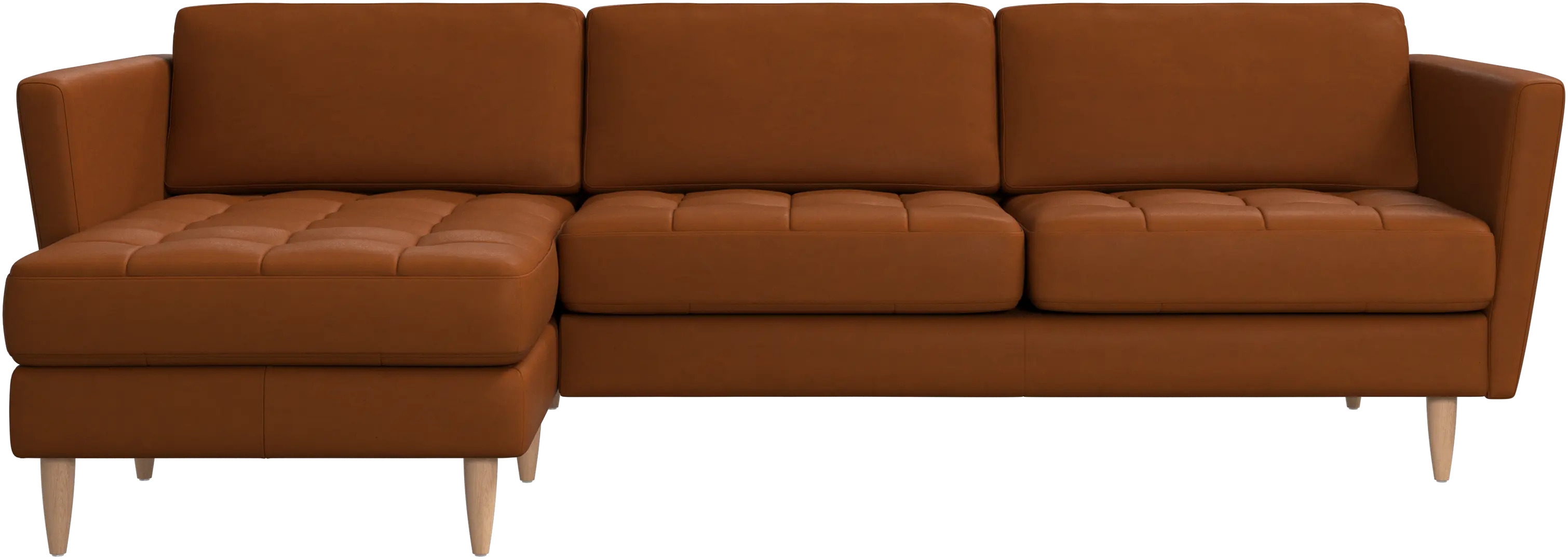 Osaka sofa with resting unit, tufted seat