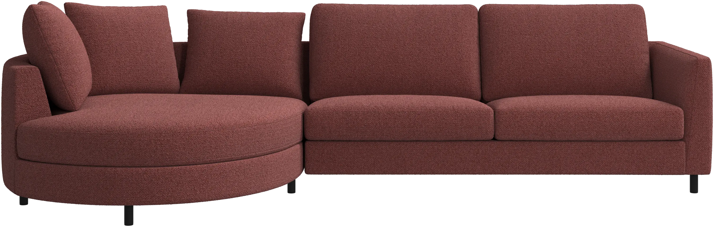 Indivi sofa with chaise longue left