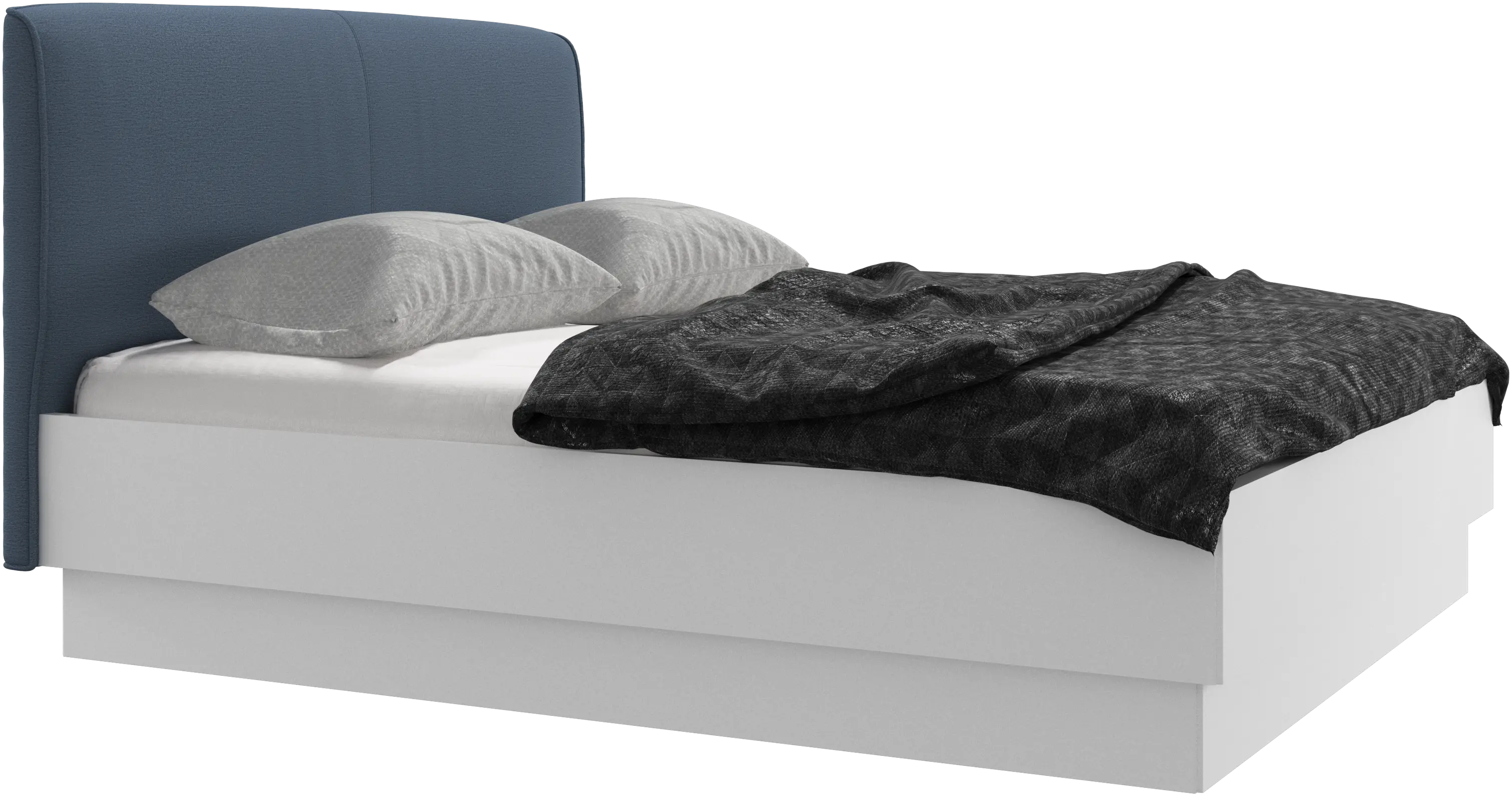 Houston, upholstered bed with storage