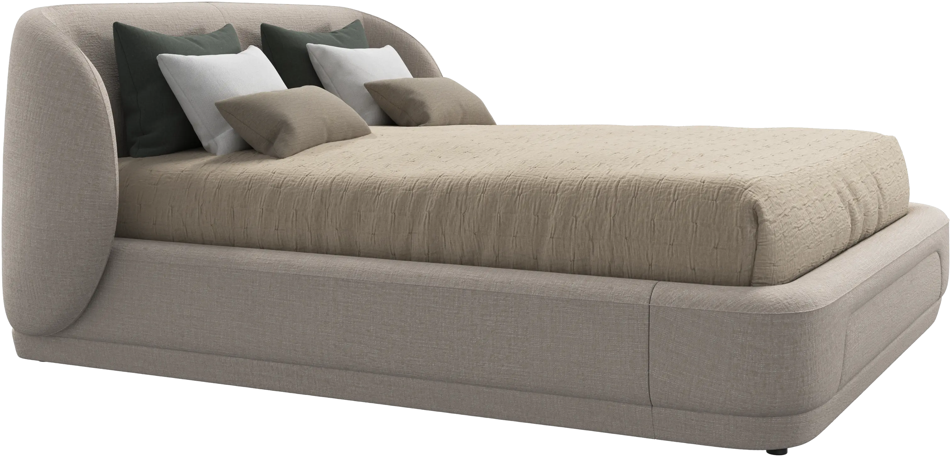Bolzano bed with slats  - W160xL200cm