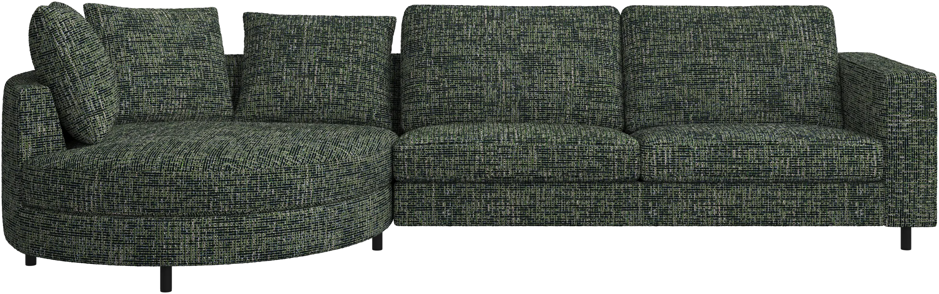 Indivi sofa with chaise longue left