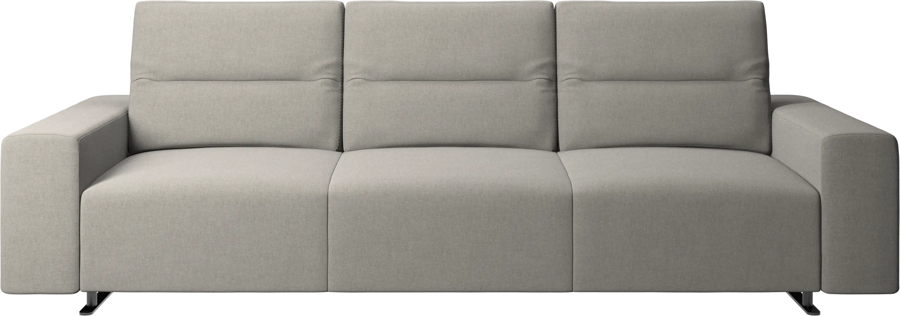 Hampton sofa with adjustable back and storage on the left side
