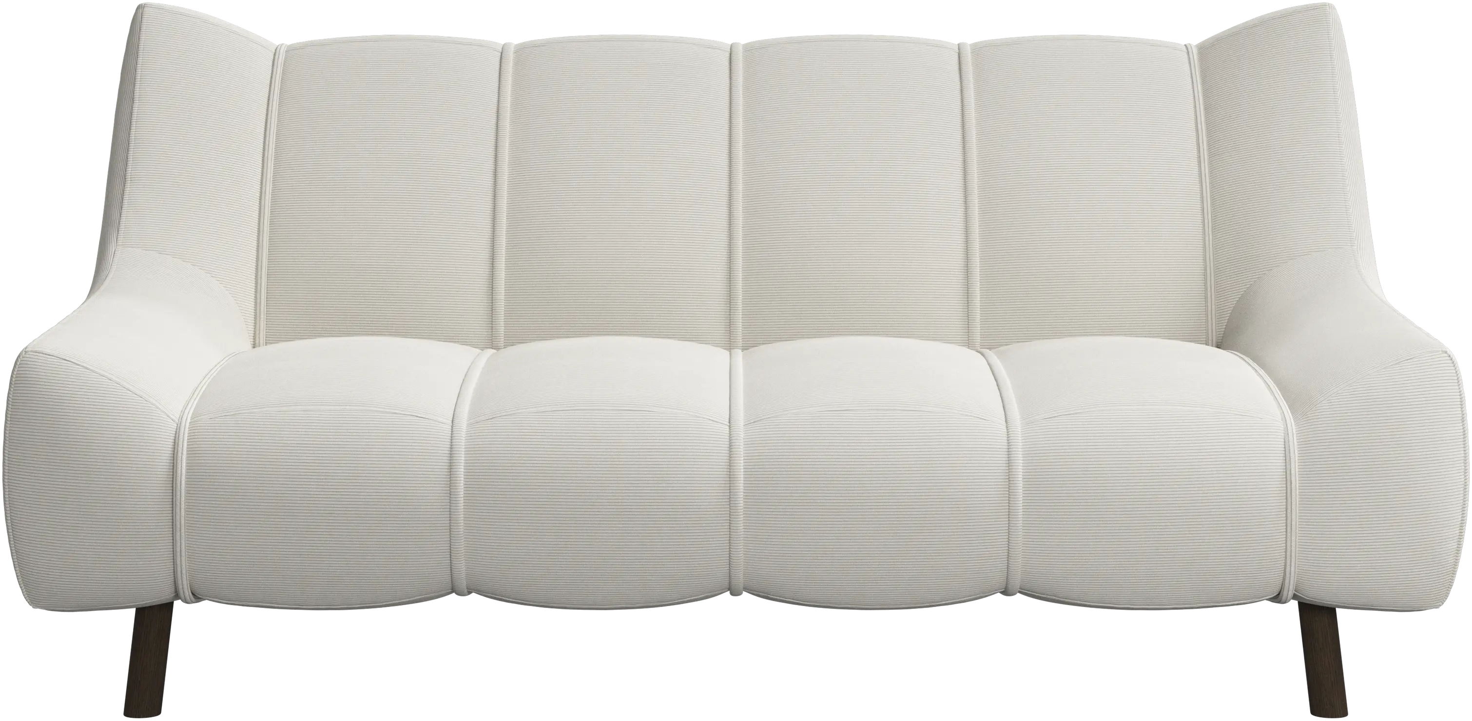 Nawabari 2 seater sofa, wooden leg