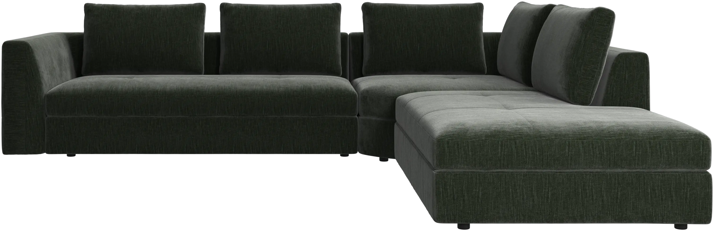 Bergamo corner sofa with lounging unit