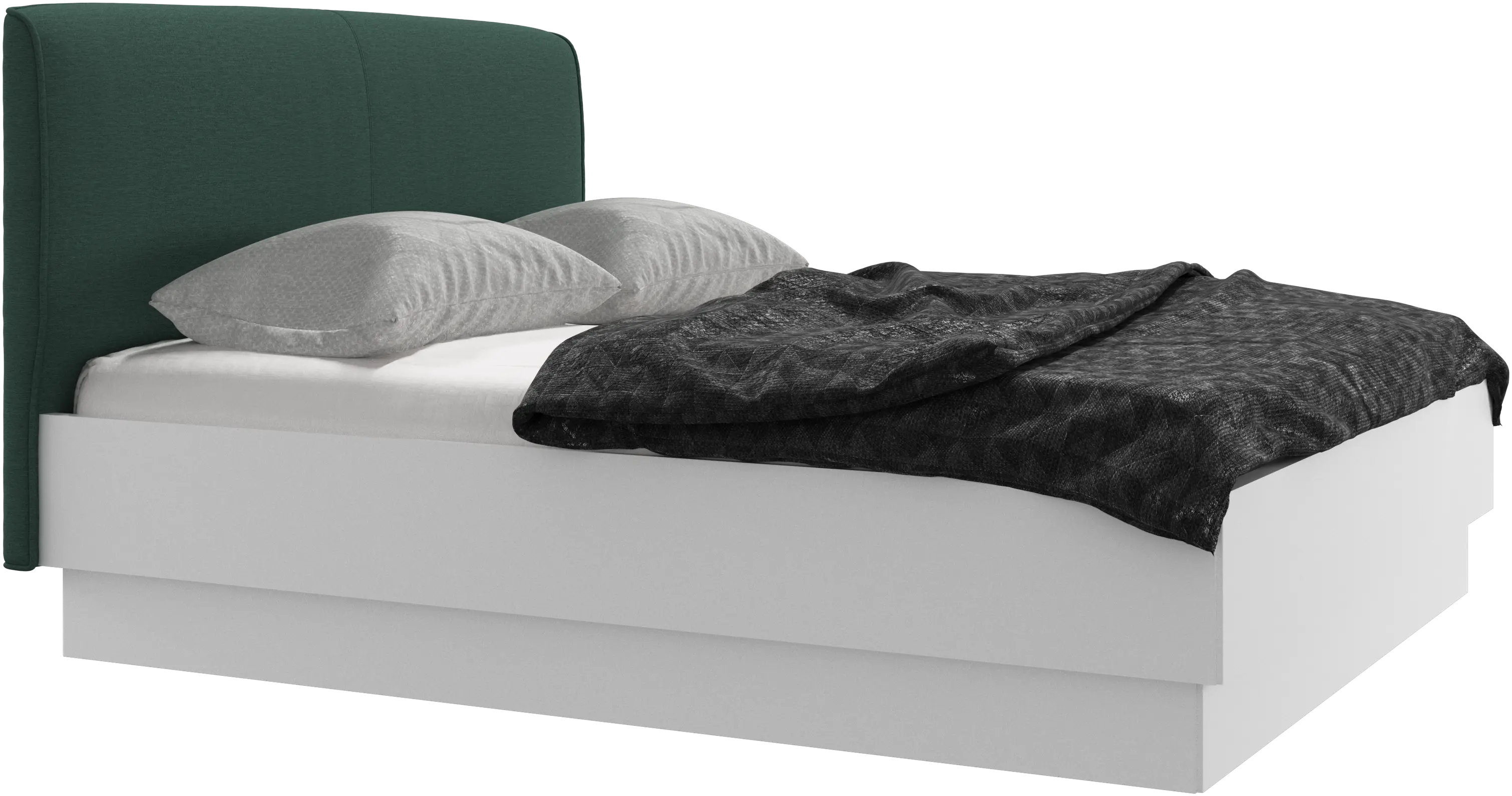 Houston, upholstered bed with storage