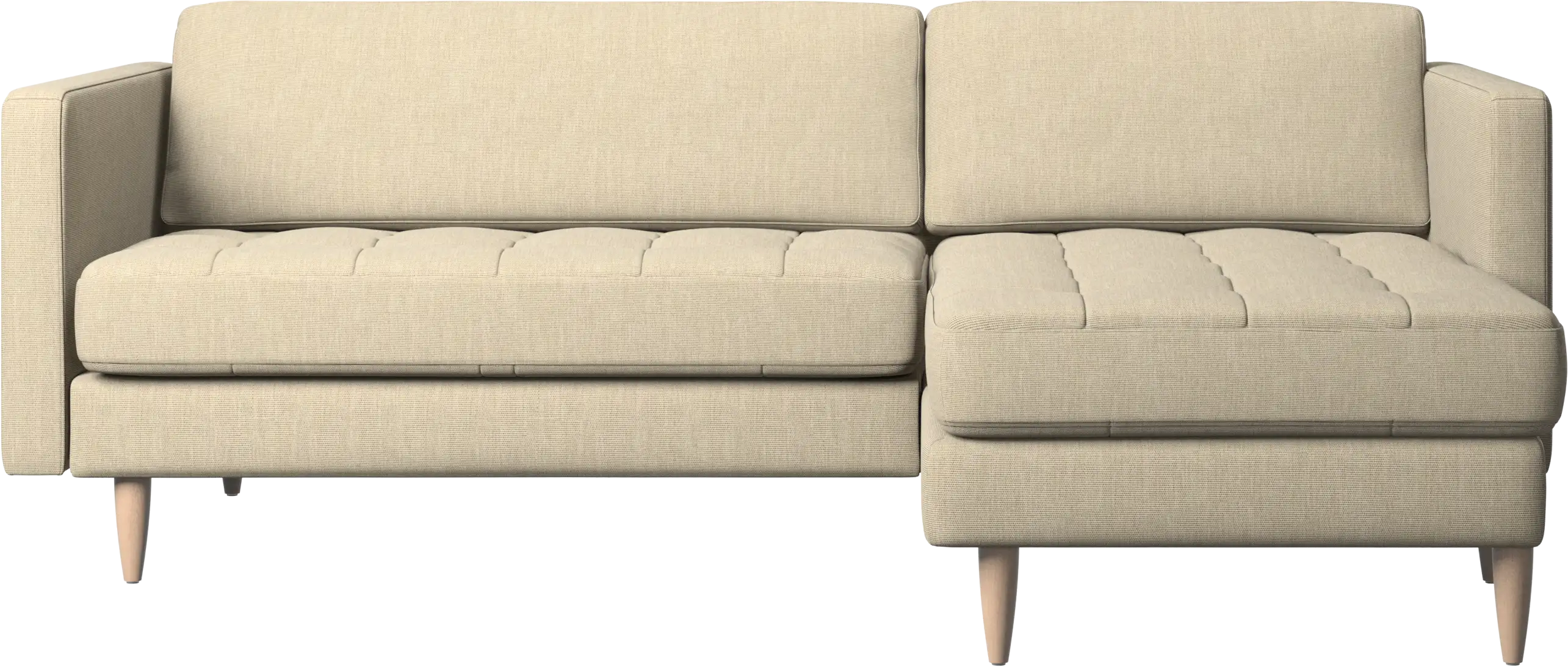 Osaka sofa med hvilemodul, tuftet sædehynde