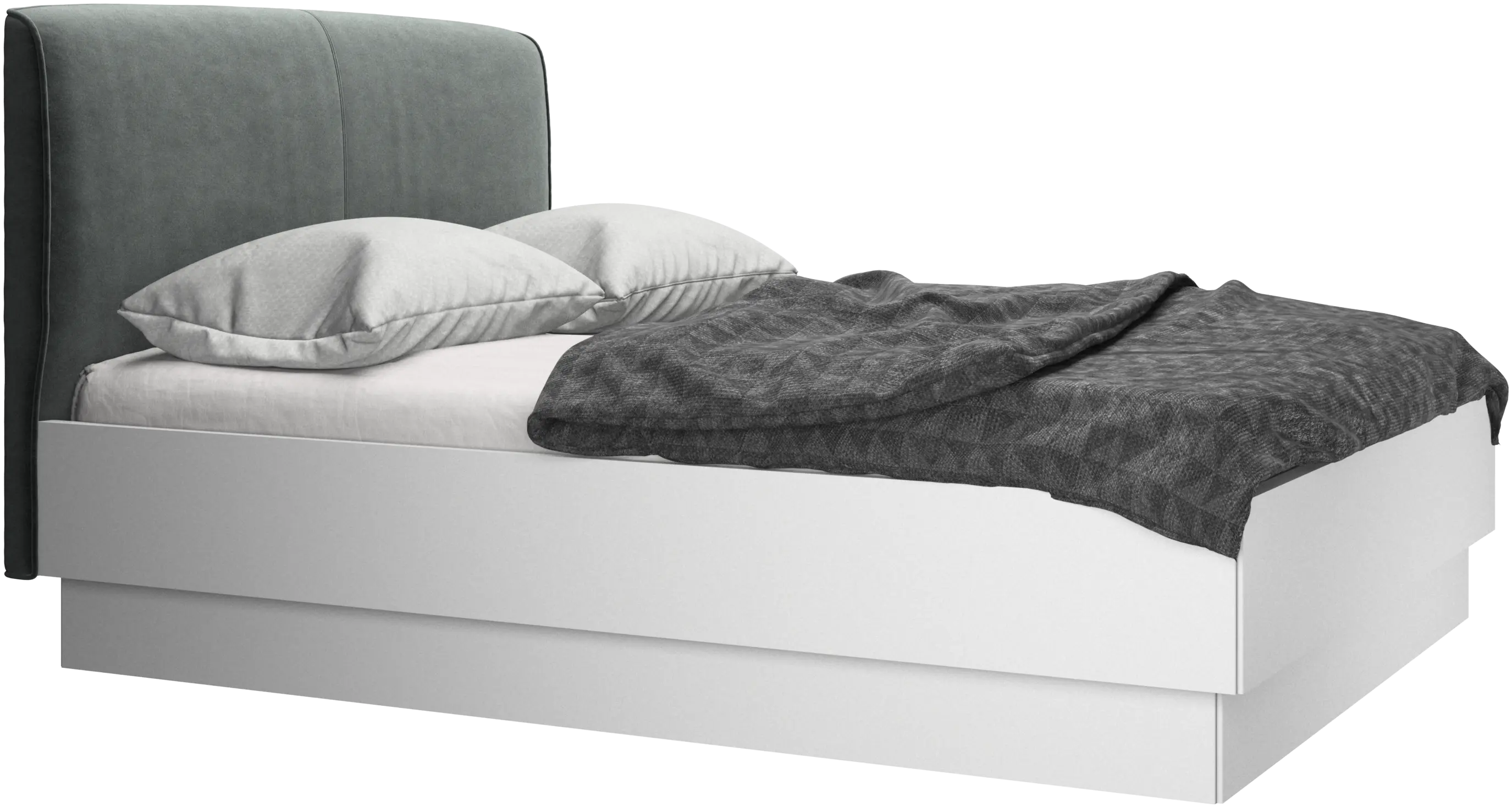 Houston, cama tapizada con almacenamiento
