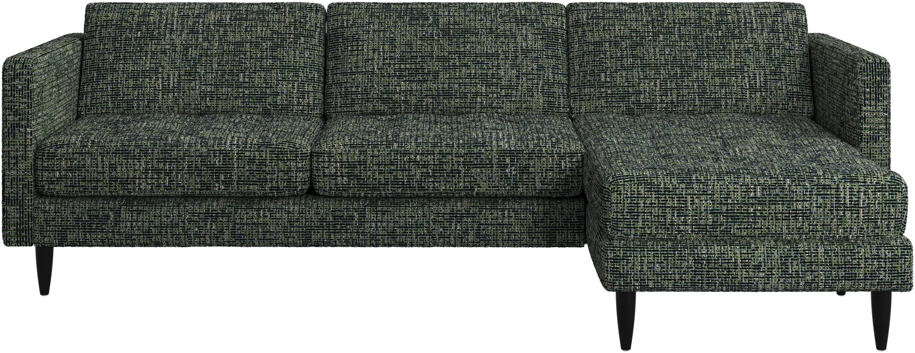 Osaka sofa with resting unit, tufted seat