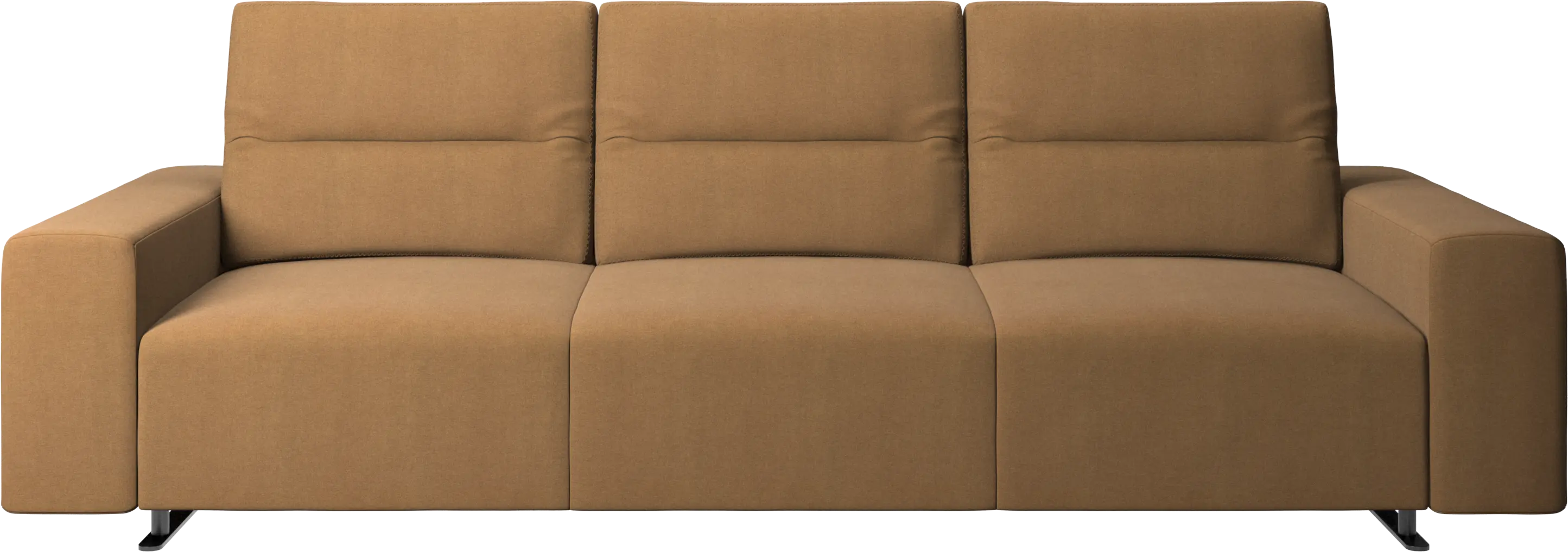 Hampton sofa with adjustable back and storage on the right side