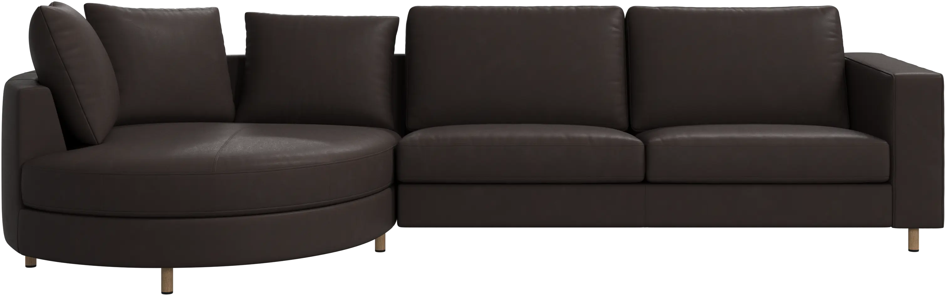 Indivi sofa with chaise longue left