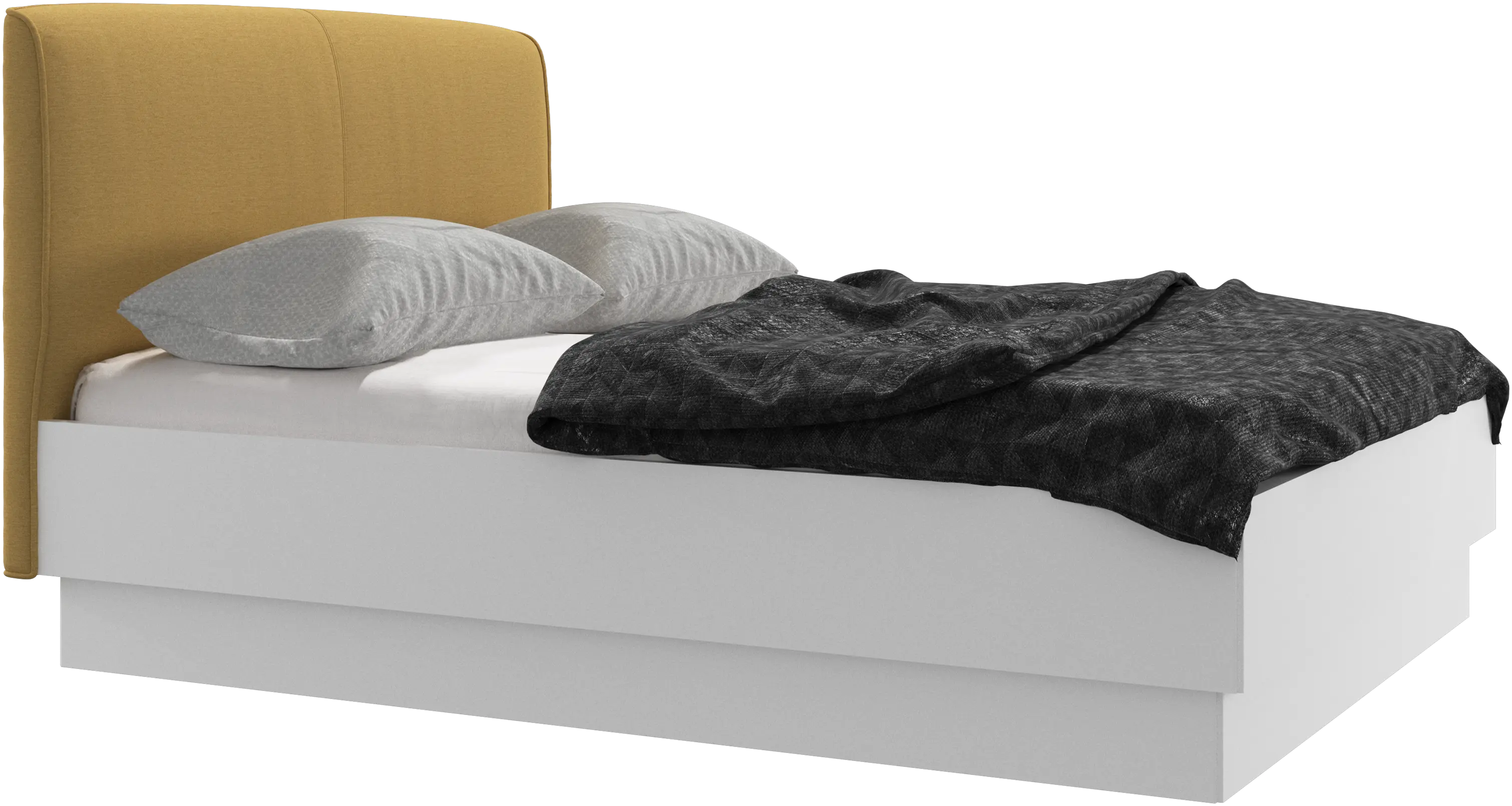 Houston, upholstered bed with storage