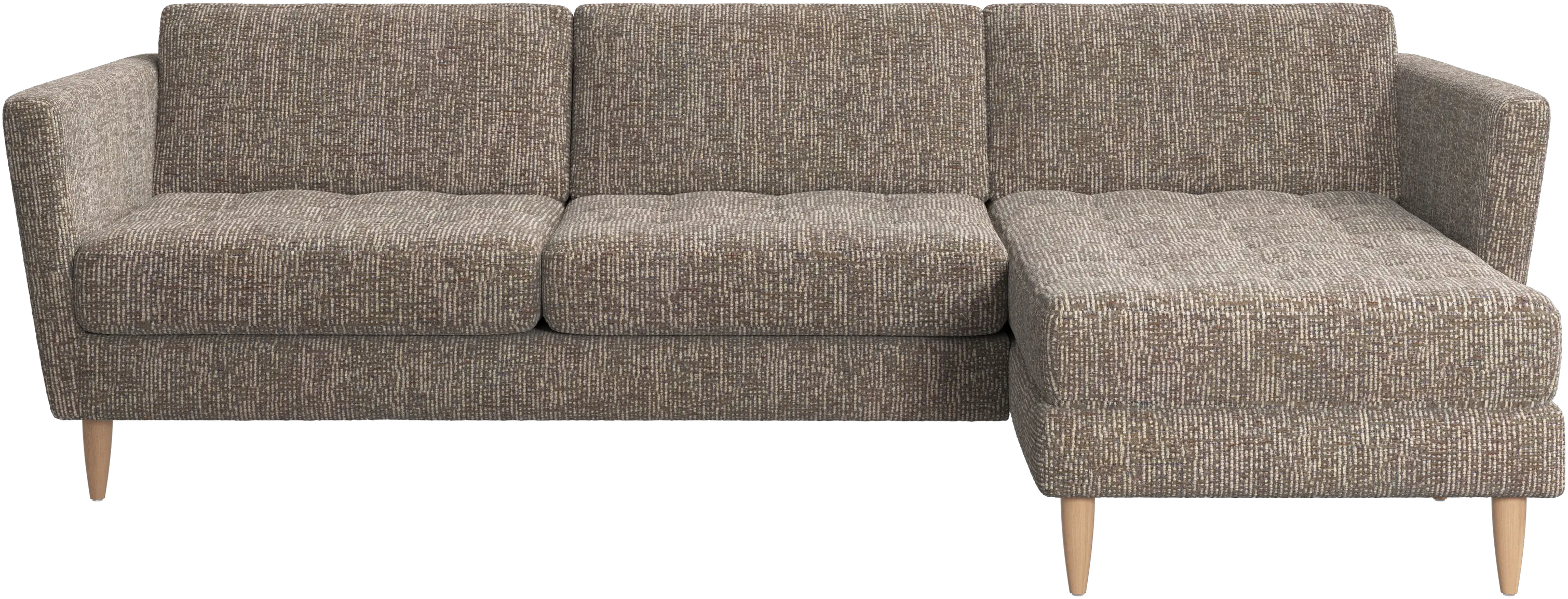 Osaka sofa with resting unit, tufted seat