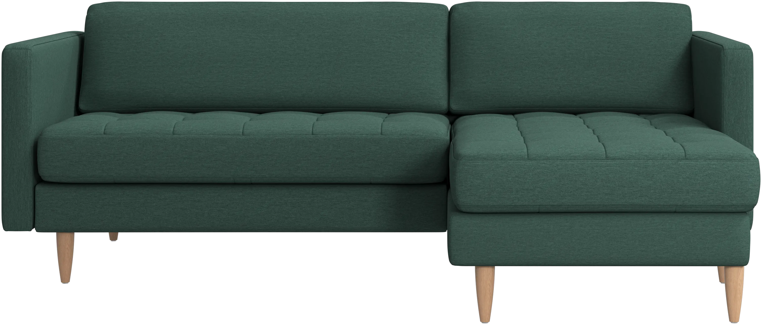Osaka sofa with resting unit, tufted seat