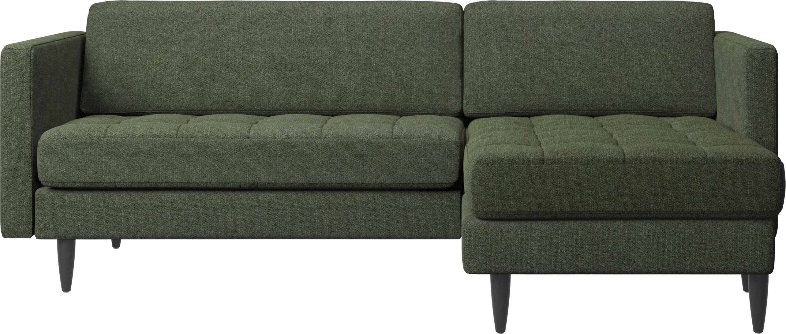Osaka sofa with resting unit, tufted seat