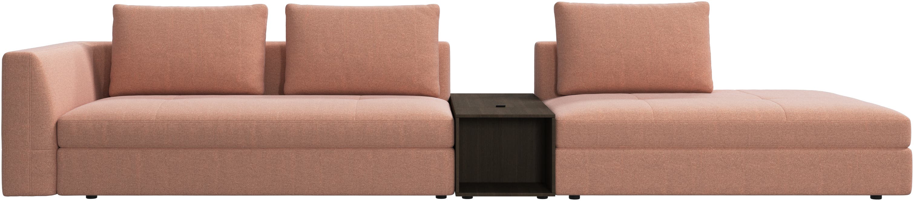 Bergamo 3 seater lounge sofa with storage