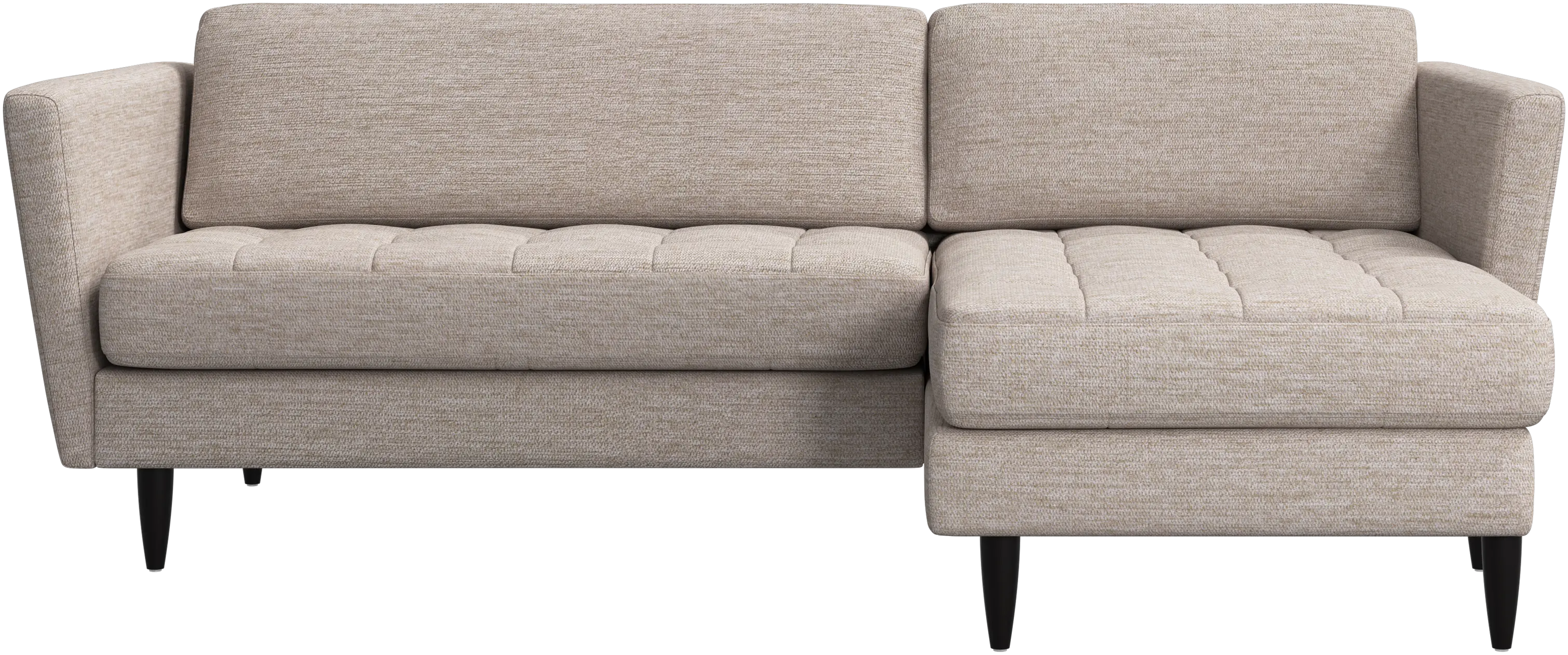 Osaka sofa with resting unit, tufted seat