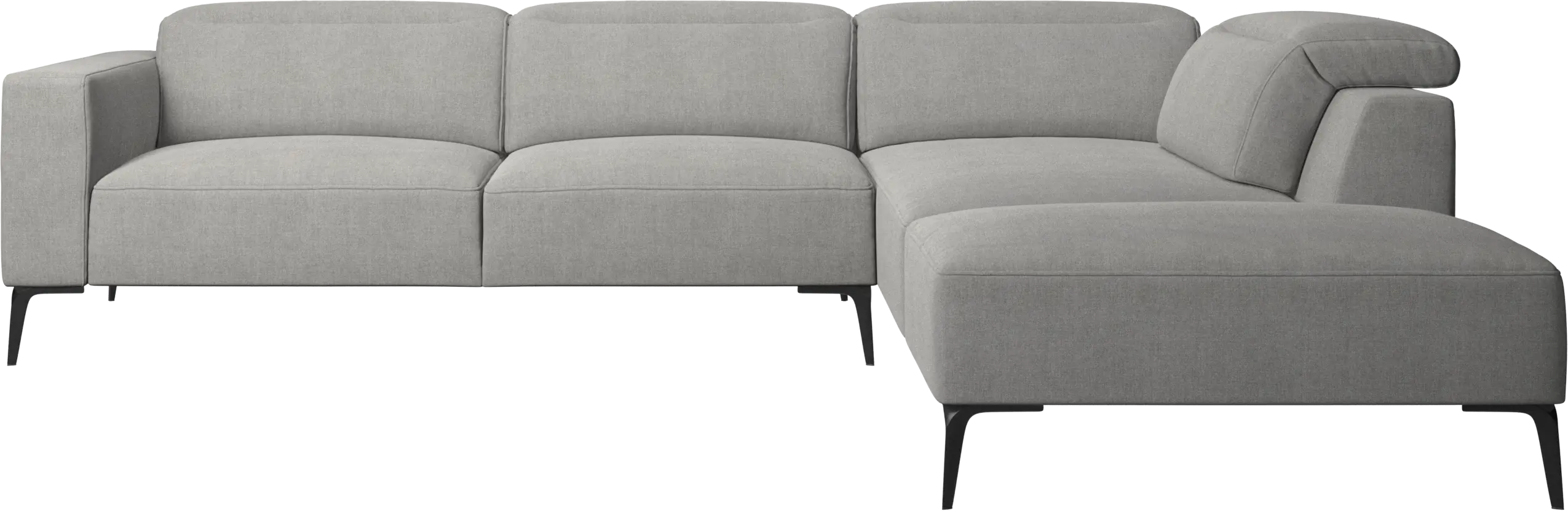 Zürich corner sofa with lounging unit