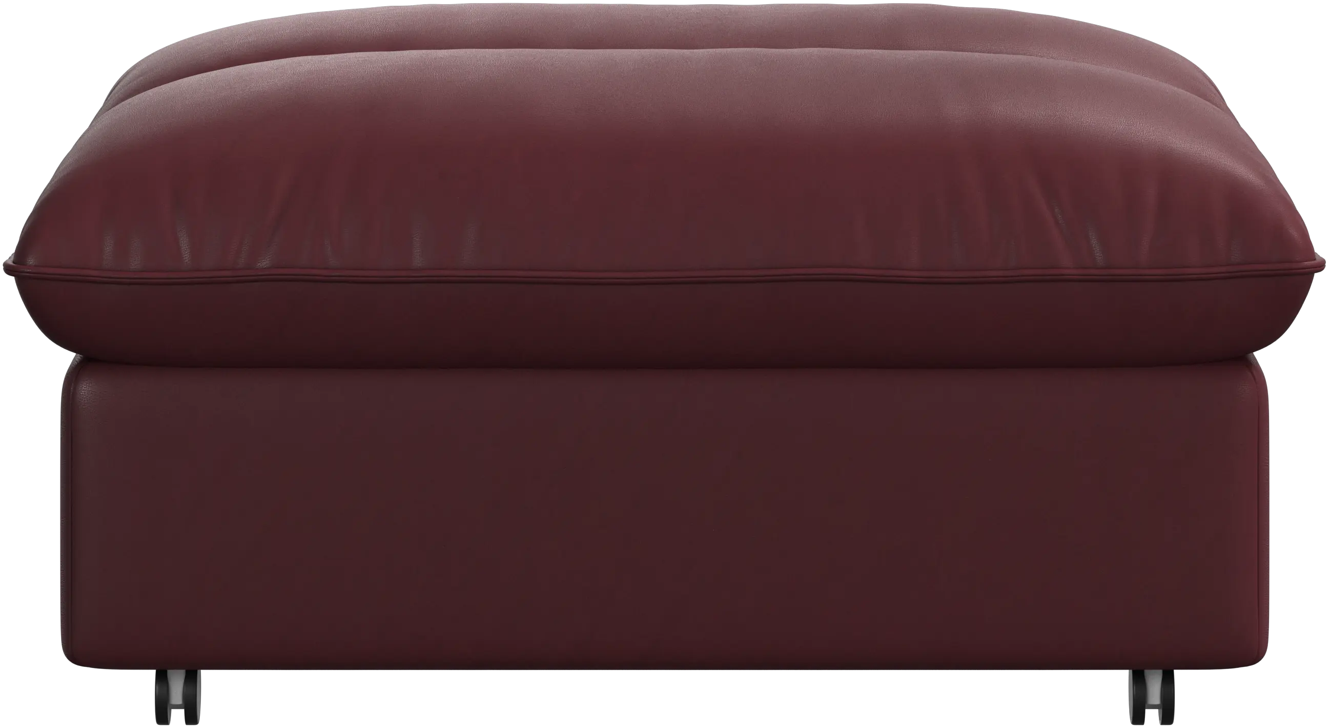 Southampton pouffe on wheels with storage