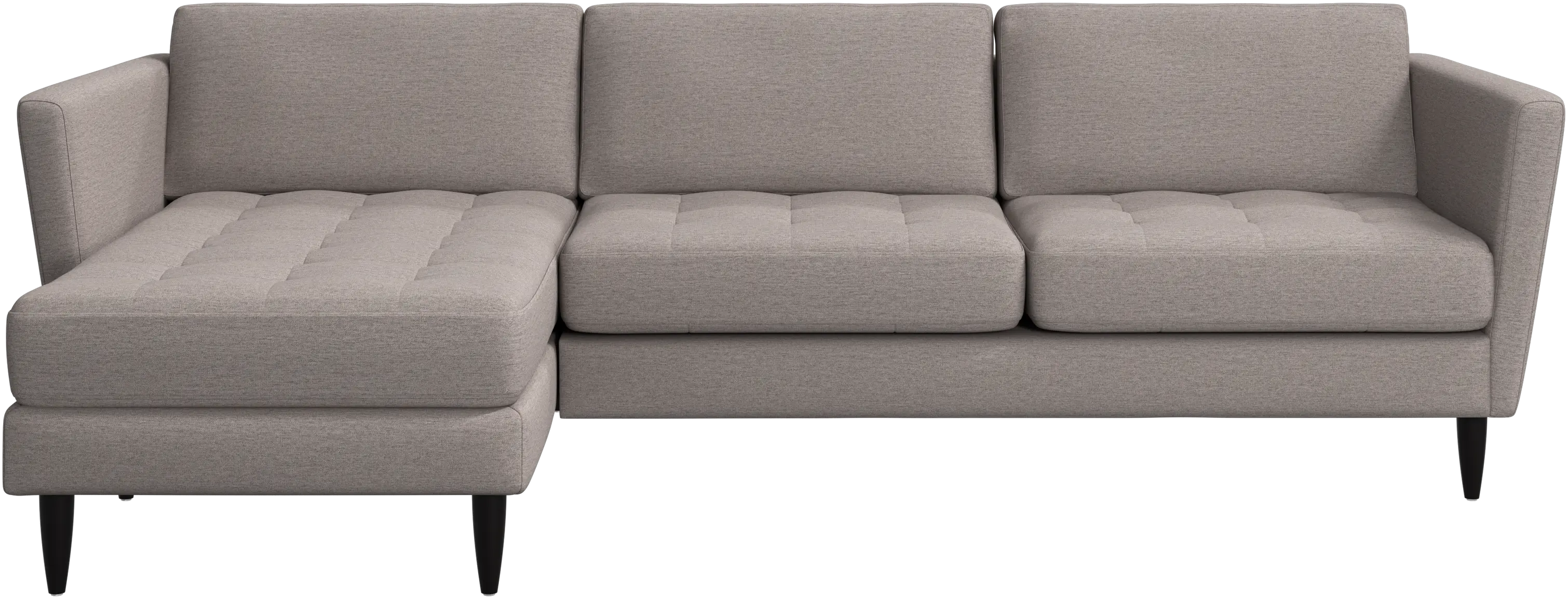 Osaka sofa with resting unit, tufted seat