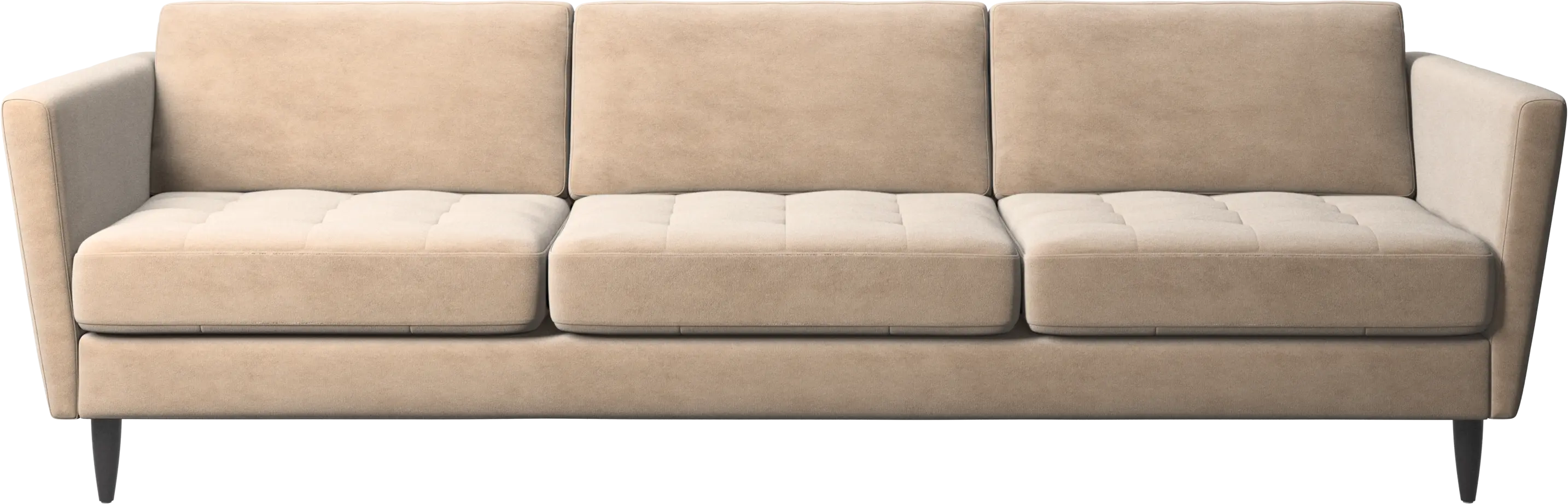 Osaka sofa, tufted seat