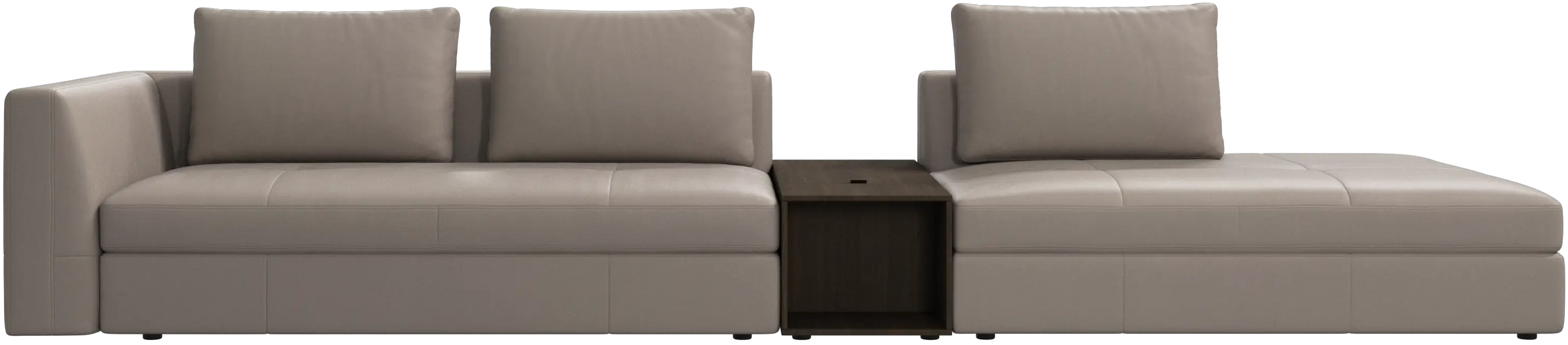 Bergamo 3 seater lounge sofa with storage