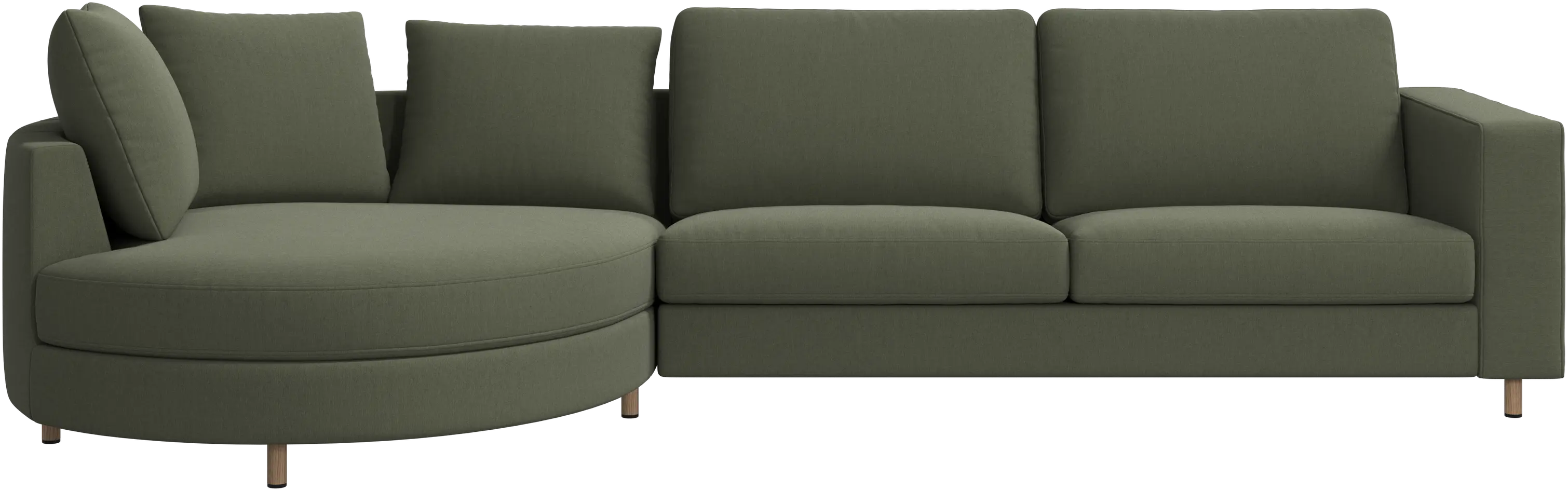 Indivi sofa with chaise longue left